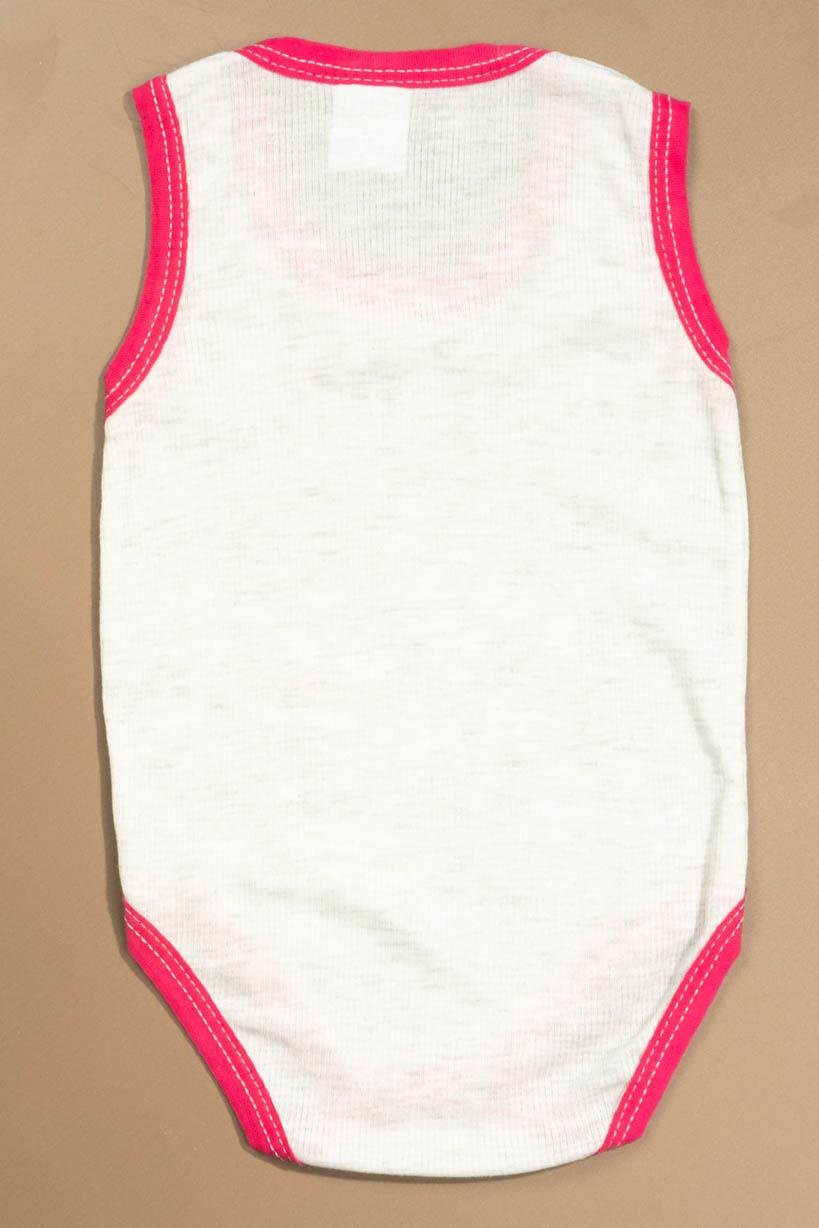 Baskılı Çocuk Body Unisex Gri