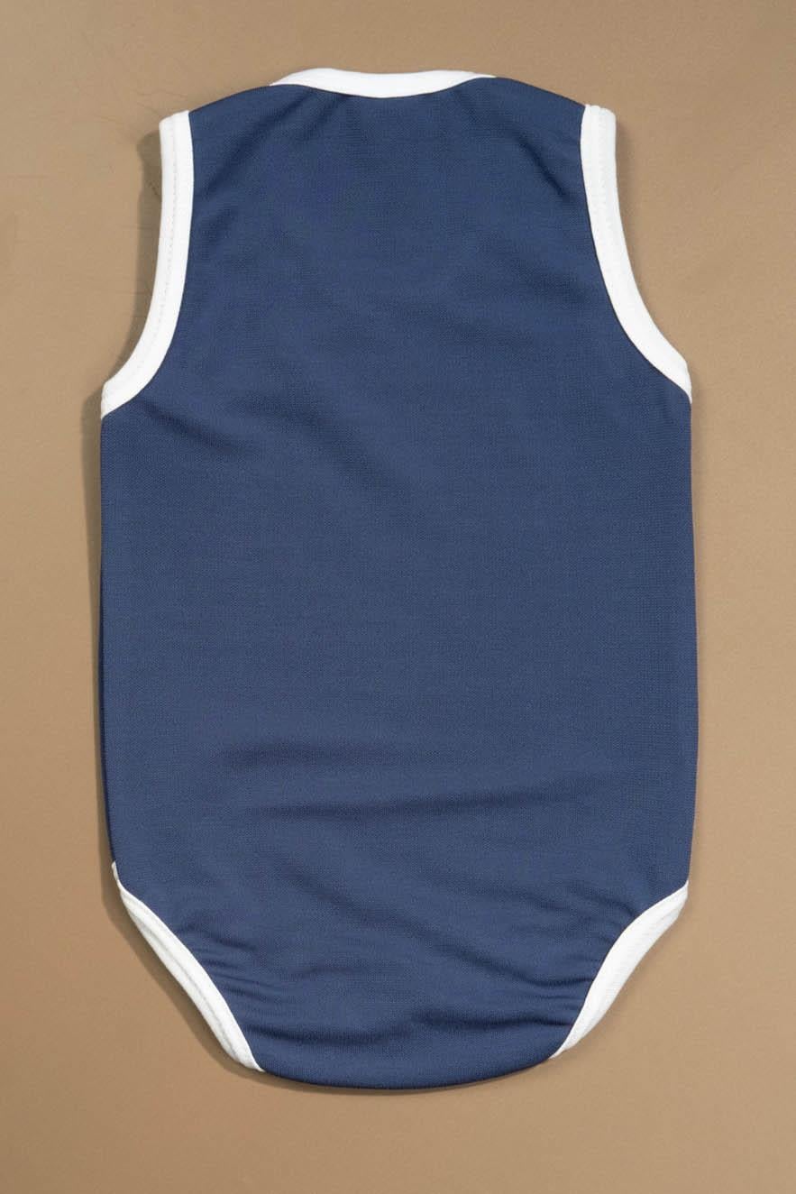Baskılı Çocuk Body Unisex Lacivert