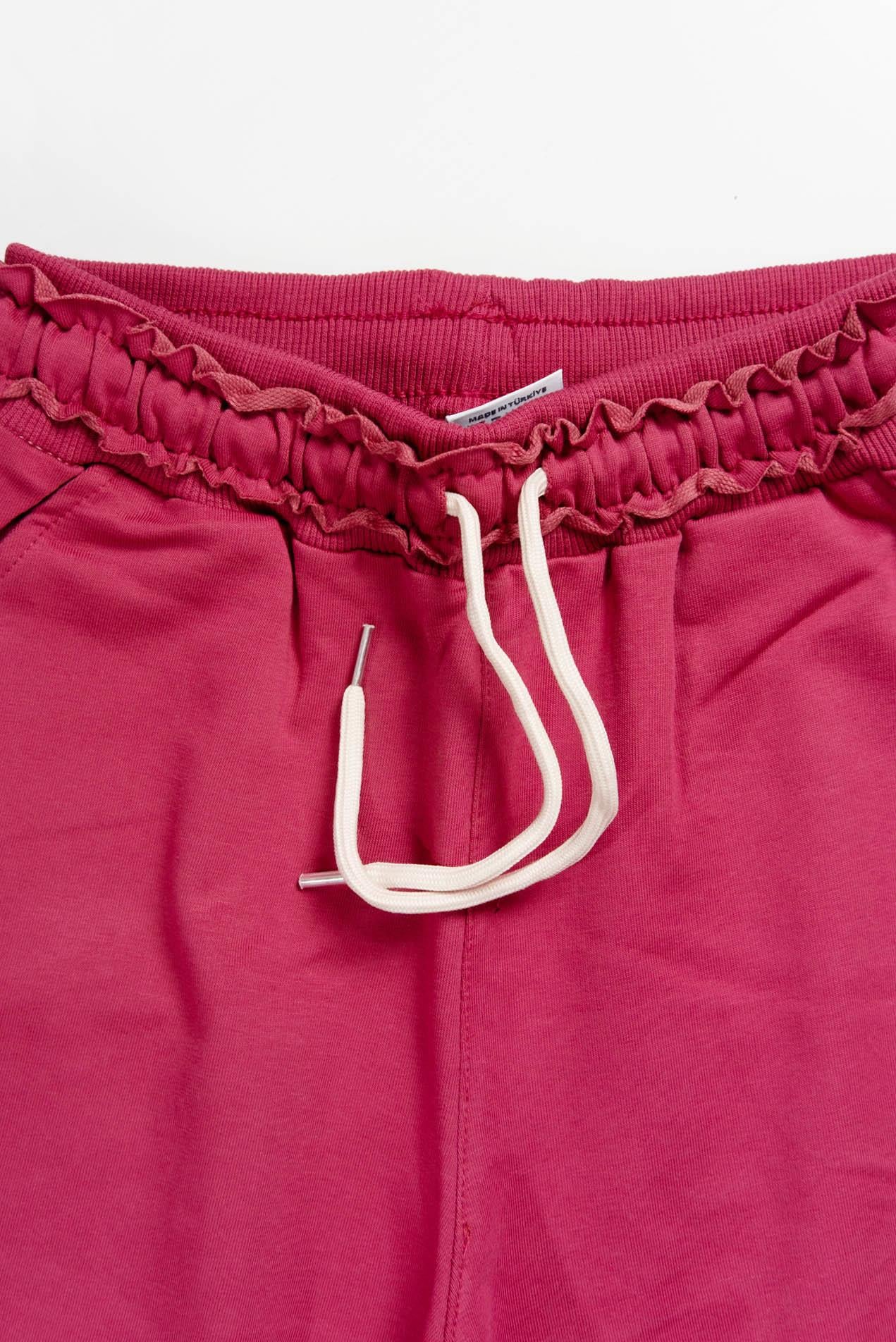 Cepli Jogger Eşofman Altı Fuşya