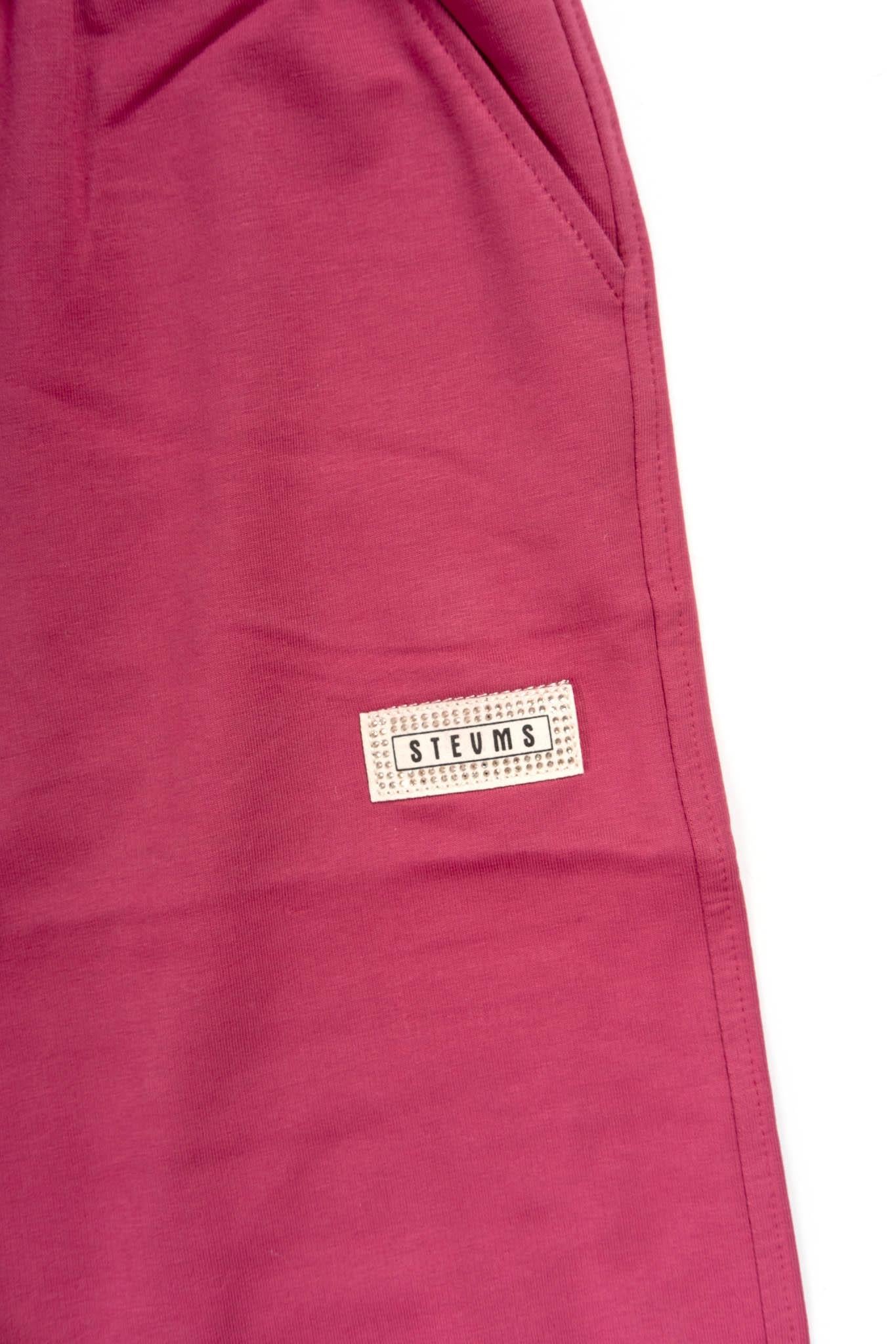 Cepli Jogger Eşofman Altı Fuşya