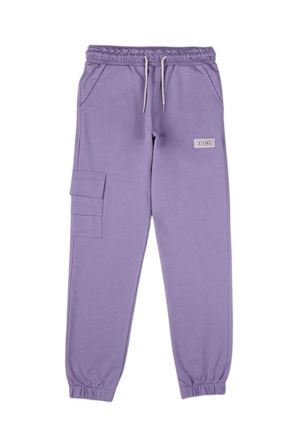 Cepli Jogger Eşofman Altı Lila