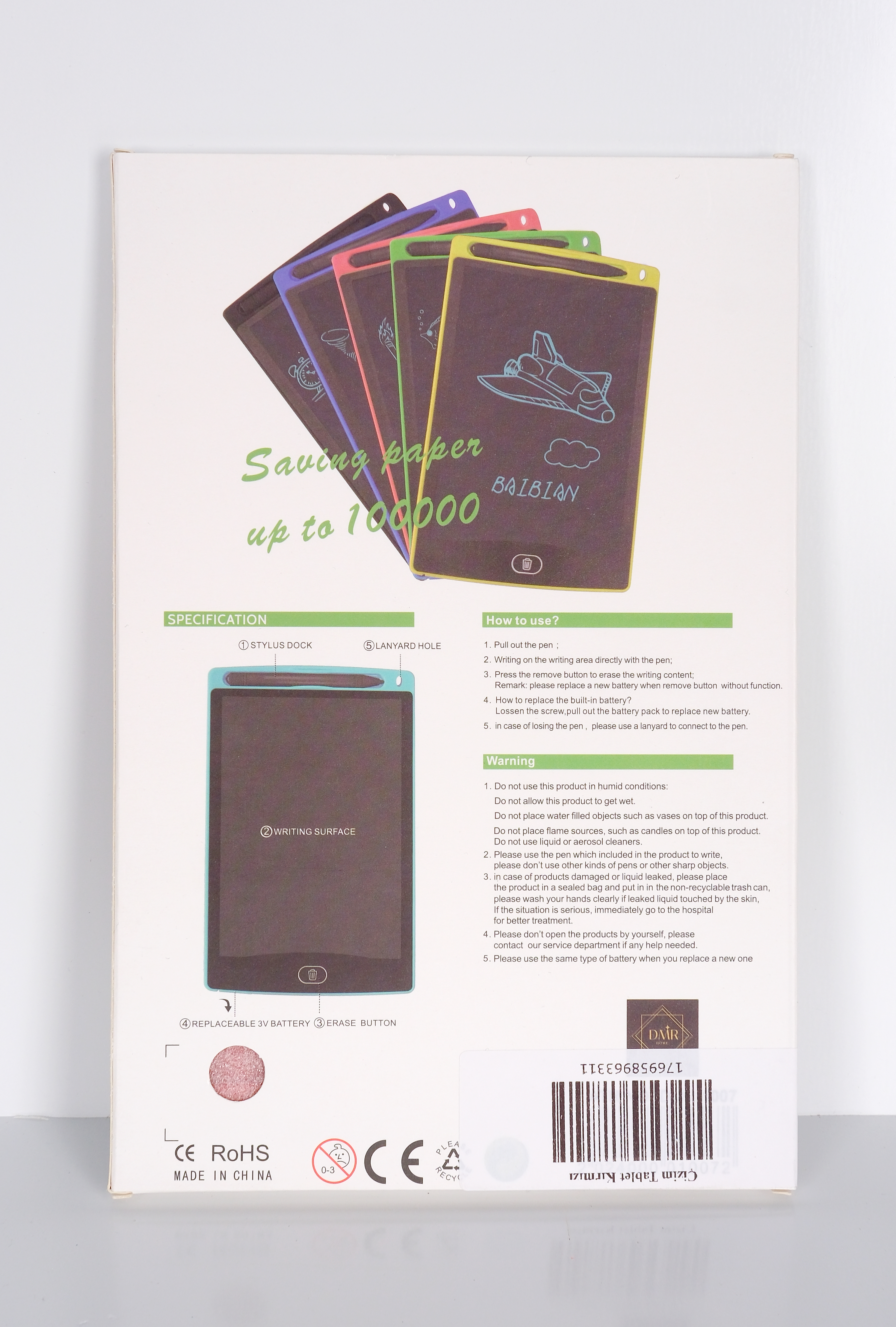 Çizim Tablet Mavi