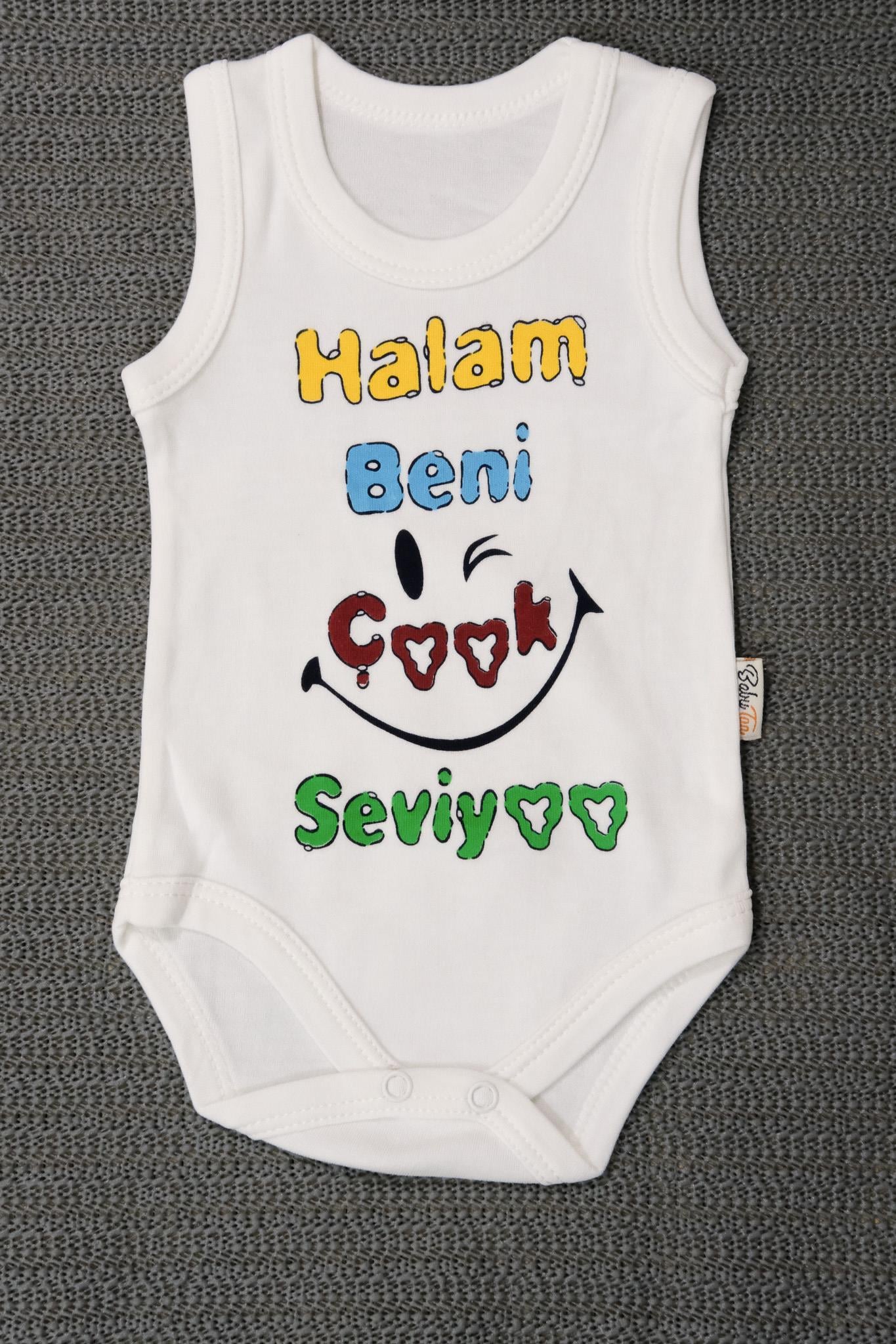 Halam Beni Seviyoo Baskılı Body