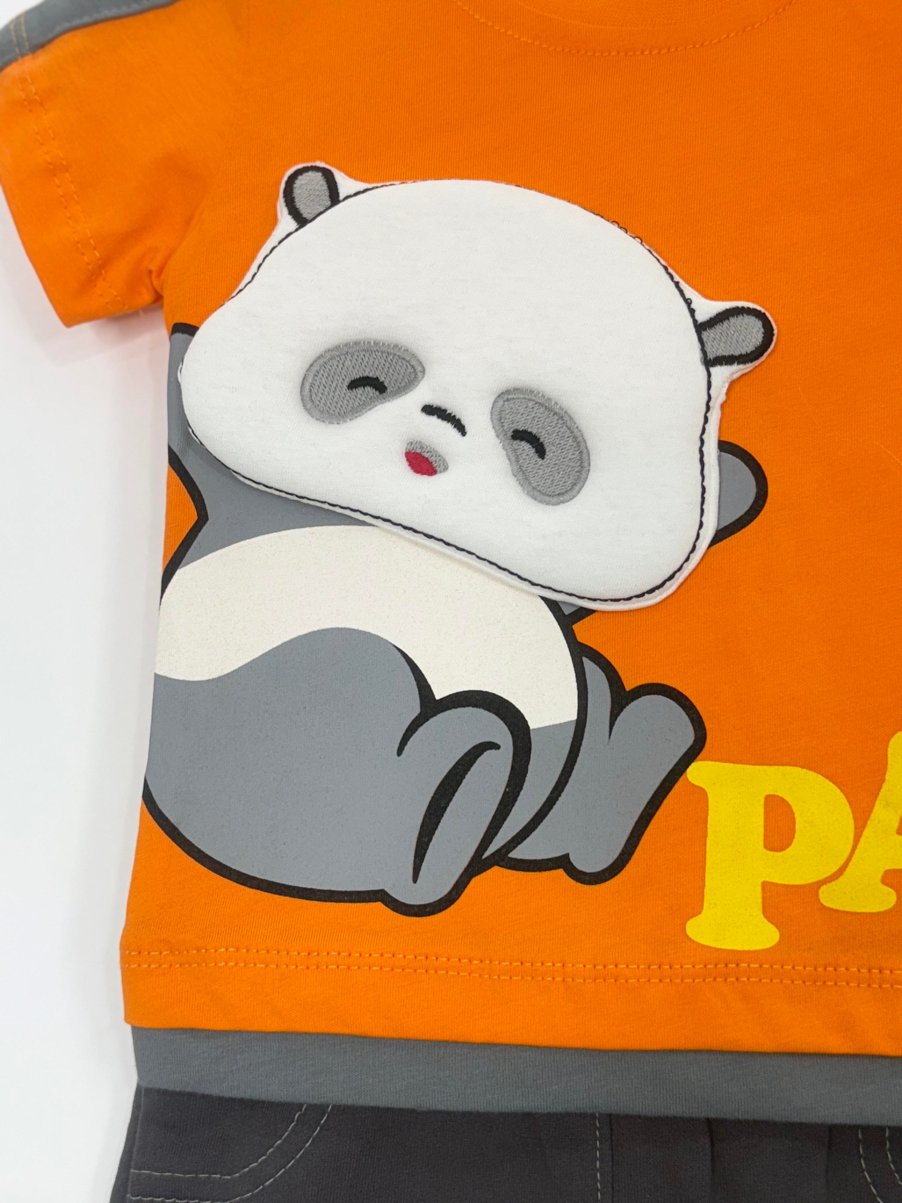PANDALI ŞORTLU ERKEK TAKIM