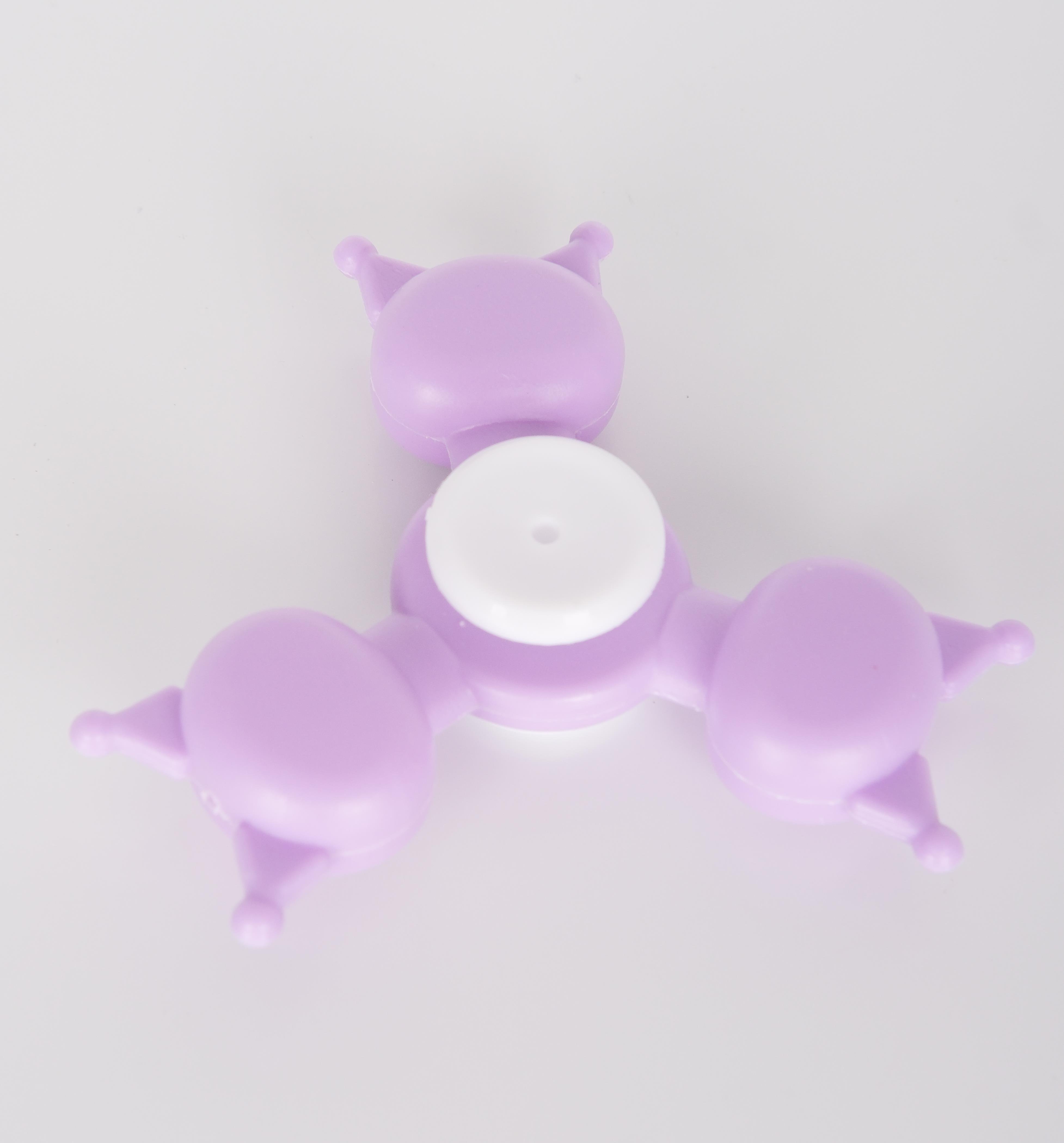 Stres Çarkı Mor Kedi Çizimli
