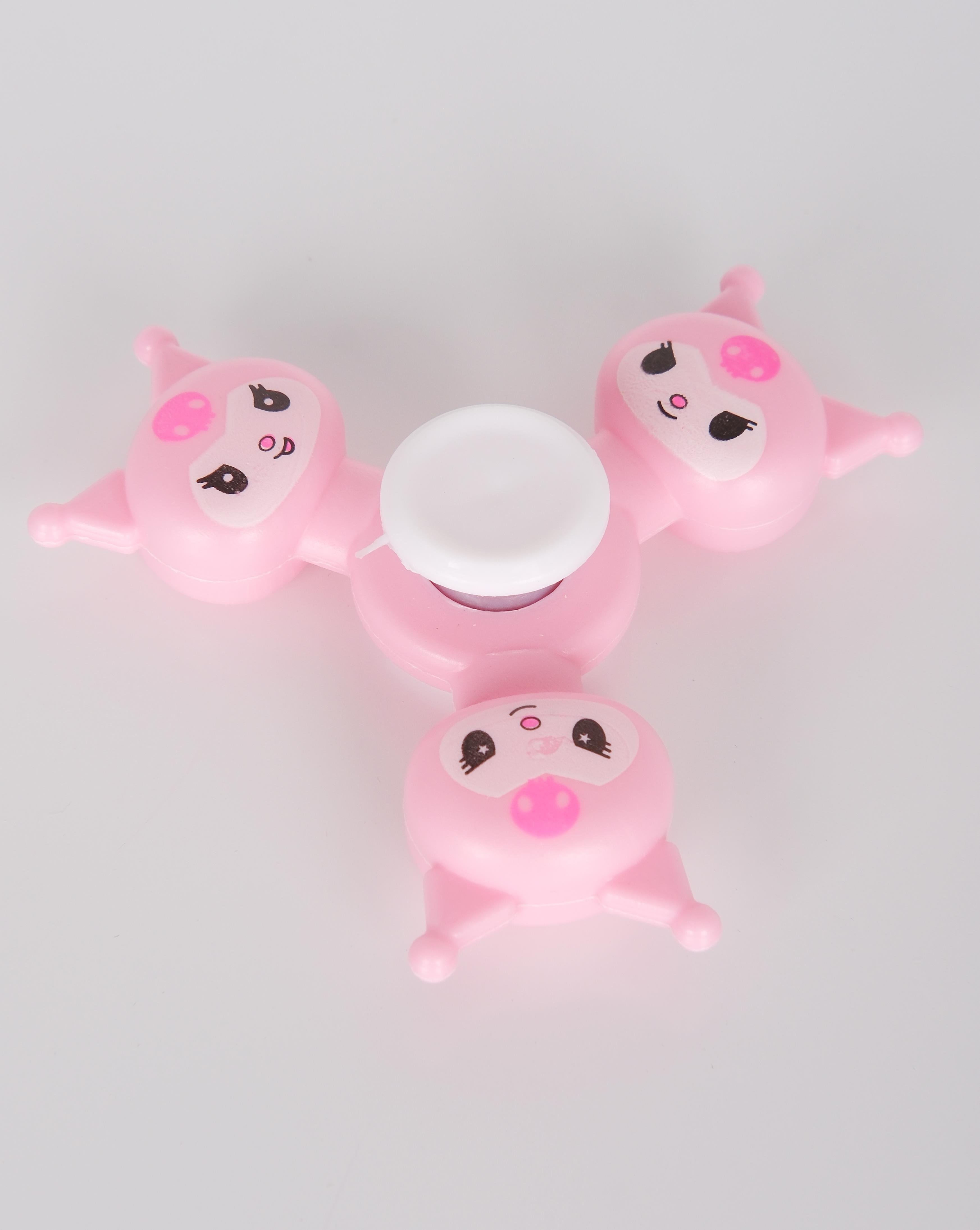 Stres Çarkı Pembe Kedi Çizimli