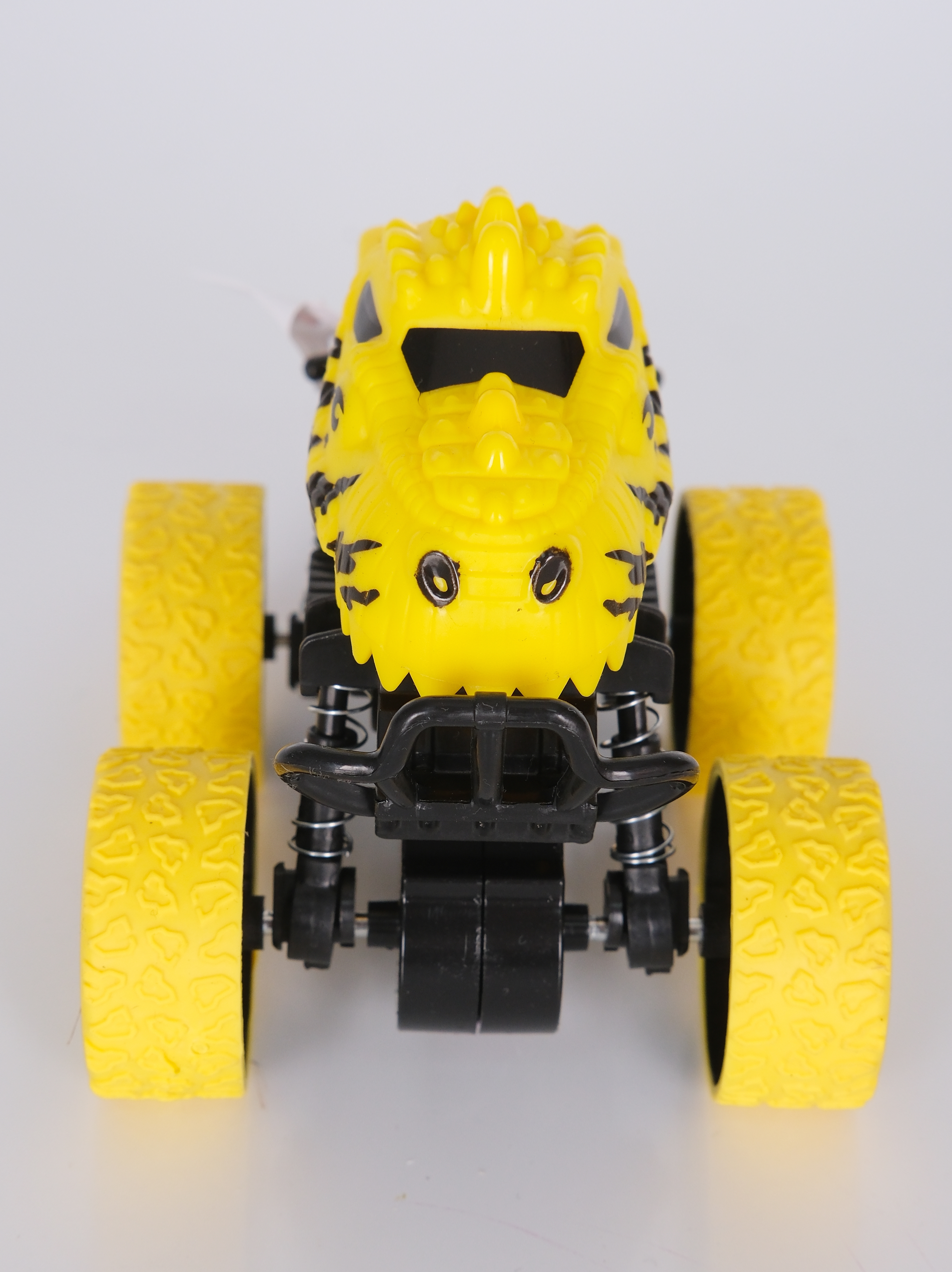 Sürtmeli 4×4 Dino Canavar Oyuncak Araba Sarı