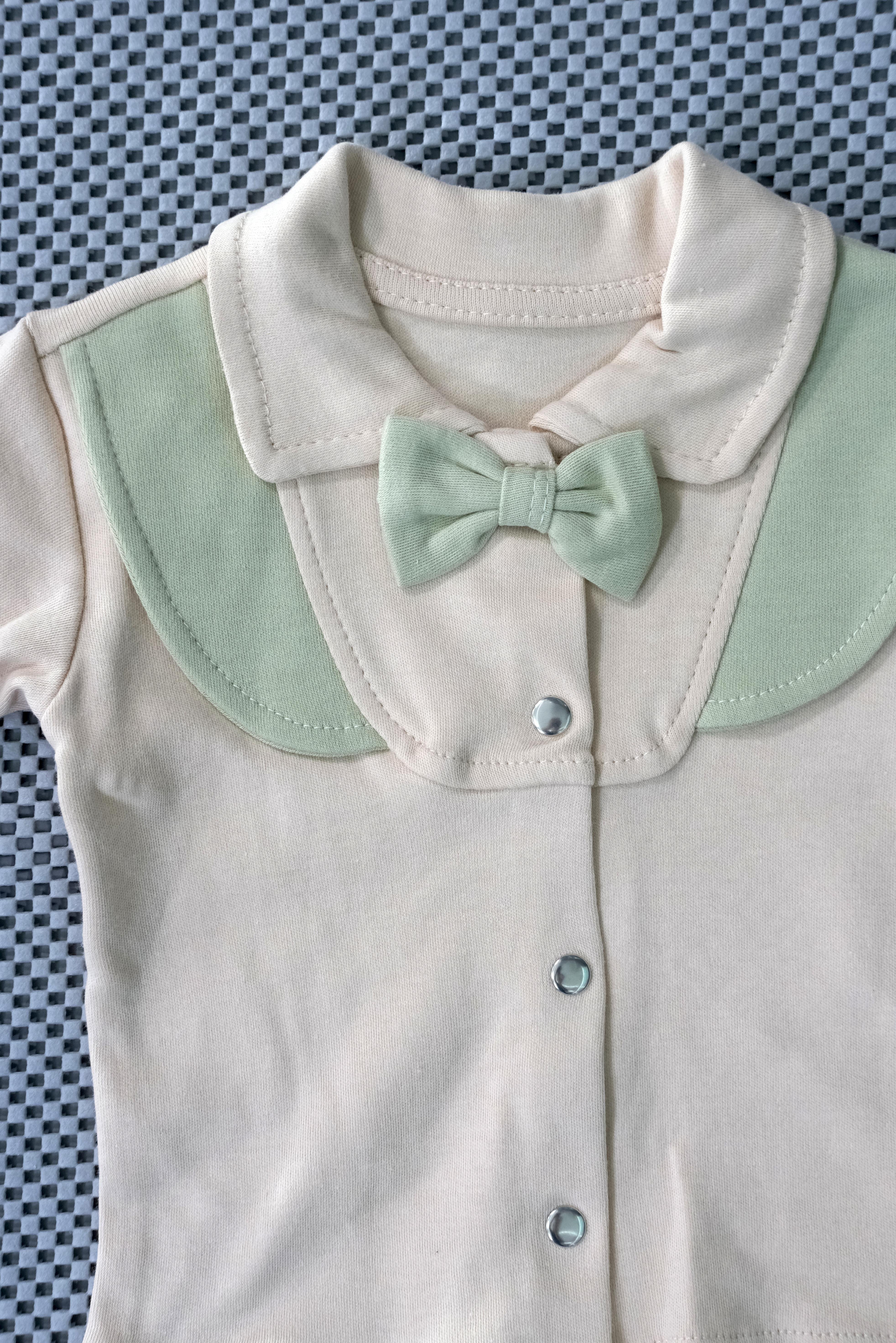 UNISEX ŞAPKALI BEBEK TULUM TAKIMI 
