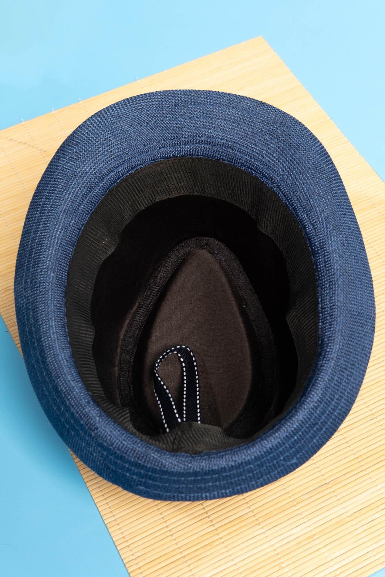 Yazlık Örgü Fedora Şapka Laciver
