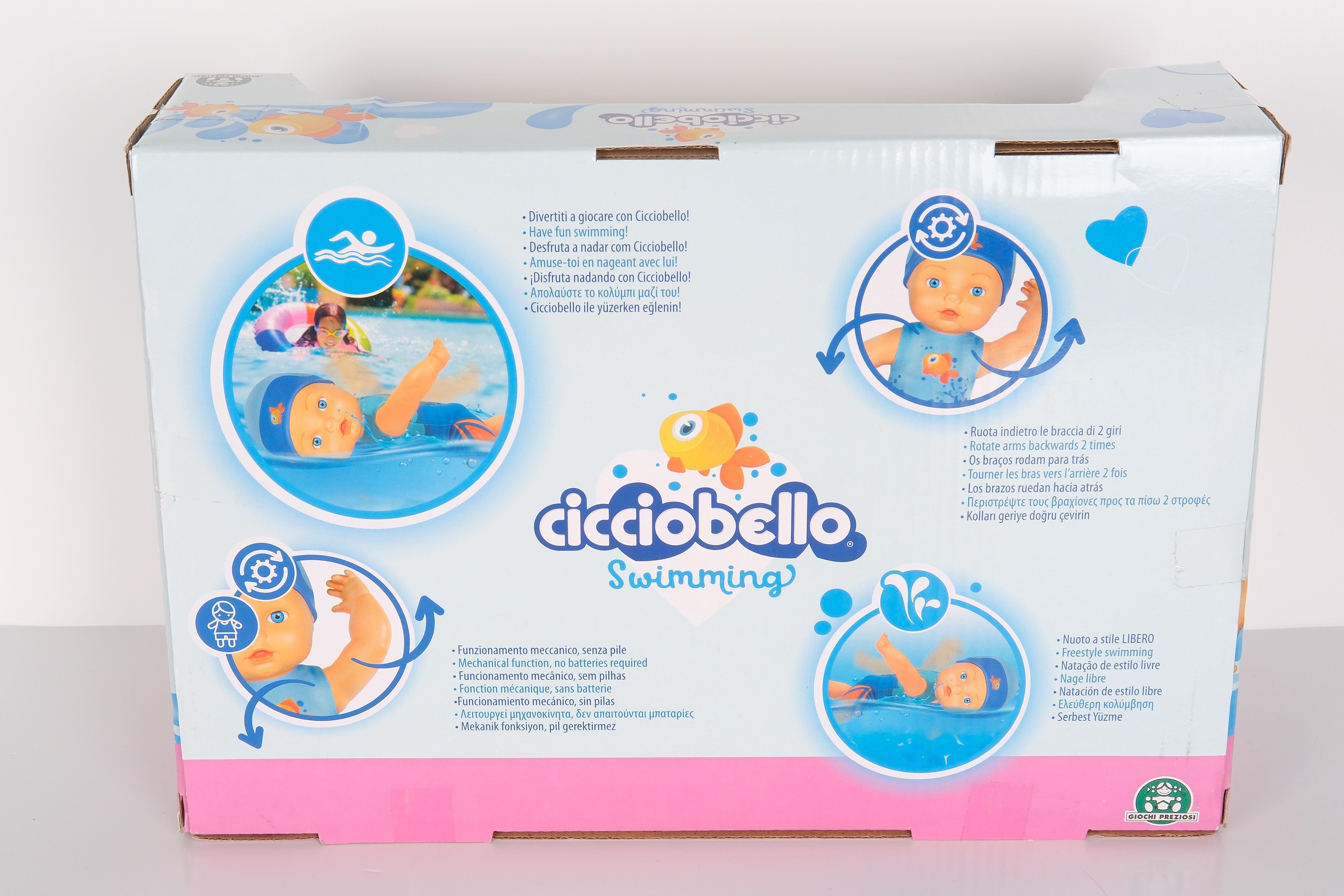 Yüzüyor 30 cm | Suya Bırakılınca Yüzebilen Hareketli Bebek | 2+ yaş