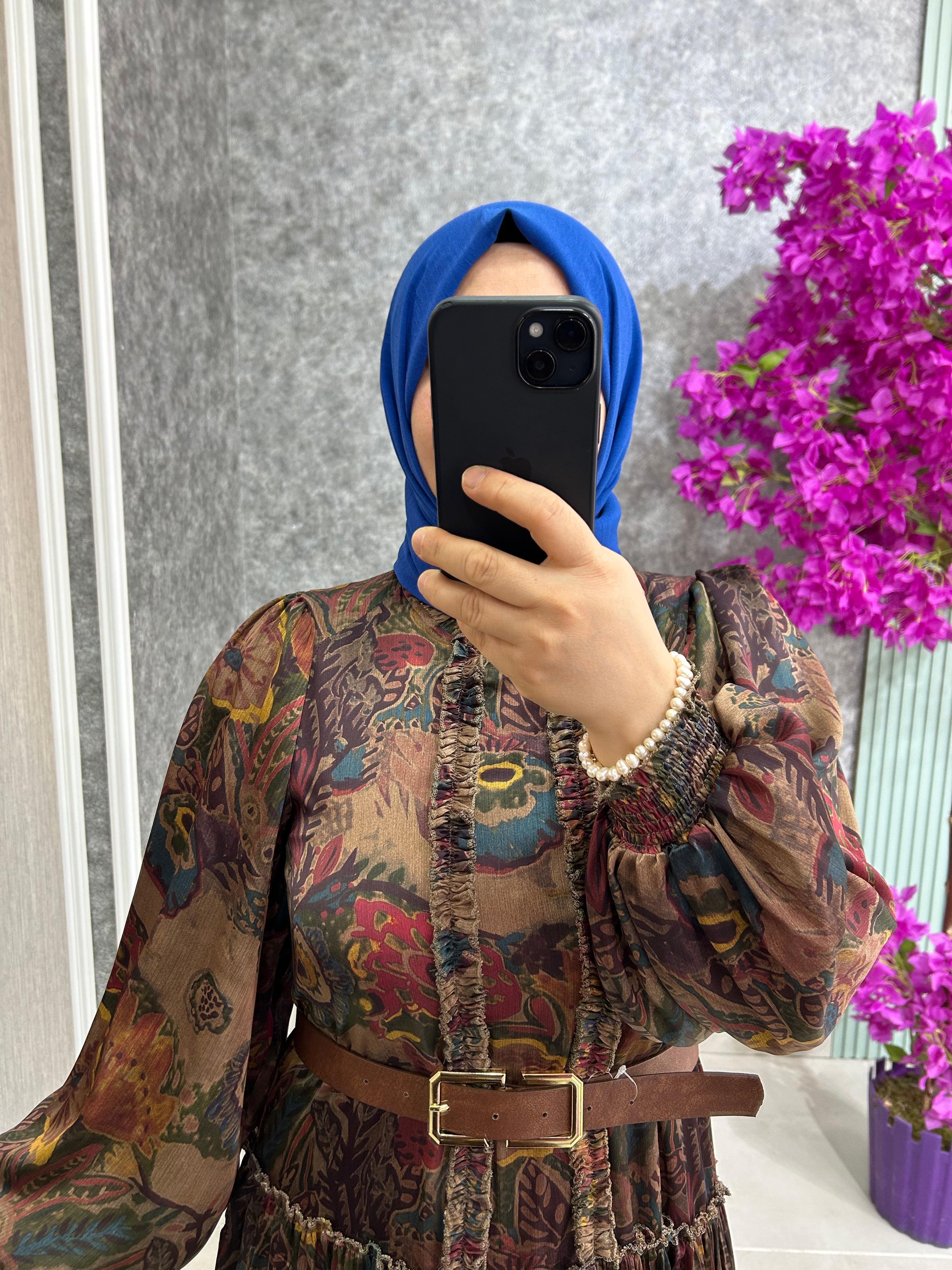 01243 Şifon elbise