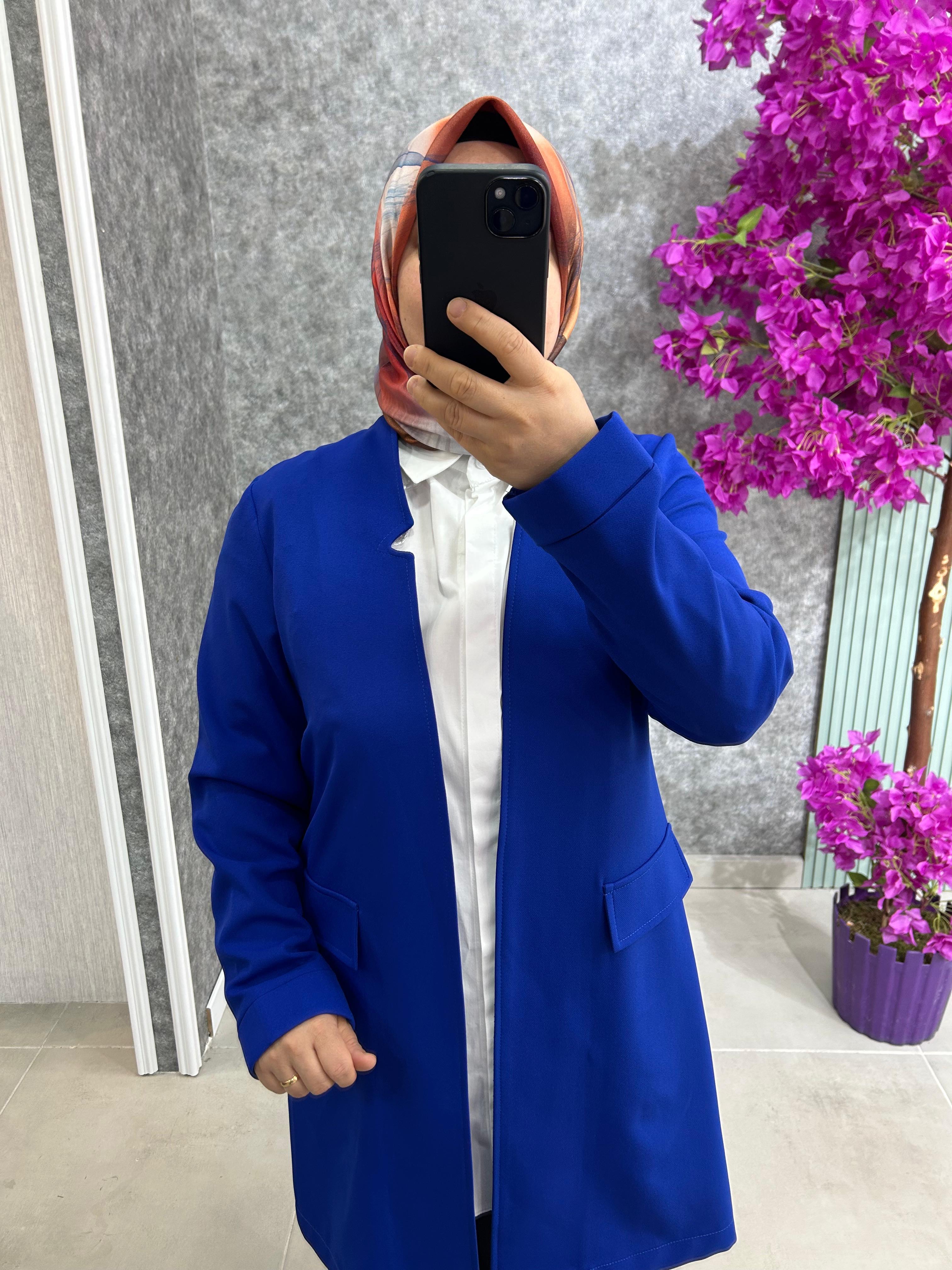 03255 Krep Ceket