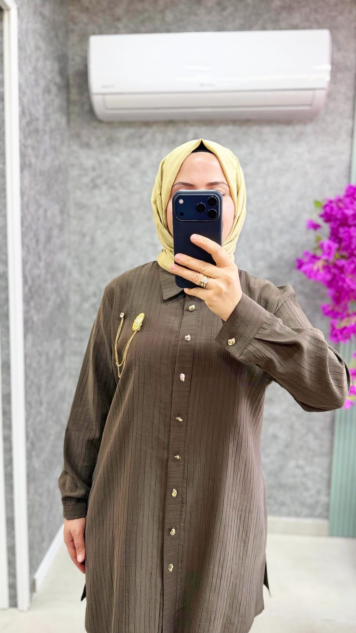 306 Pureva/Meva Çizgi Armürlü tencel Takım