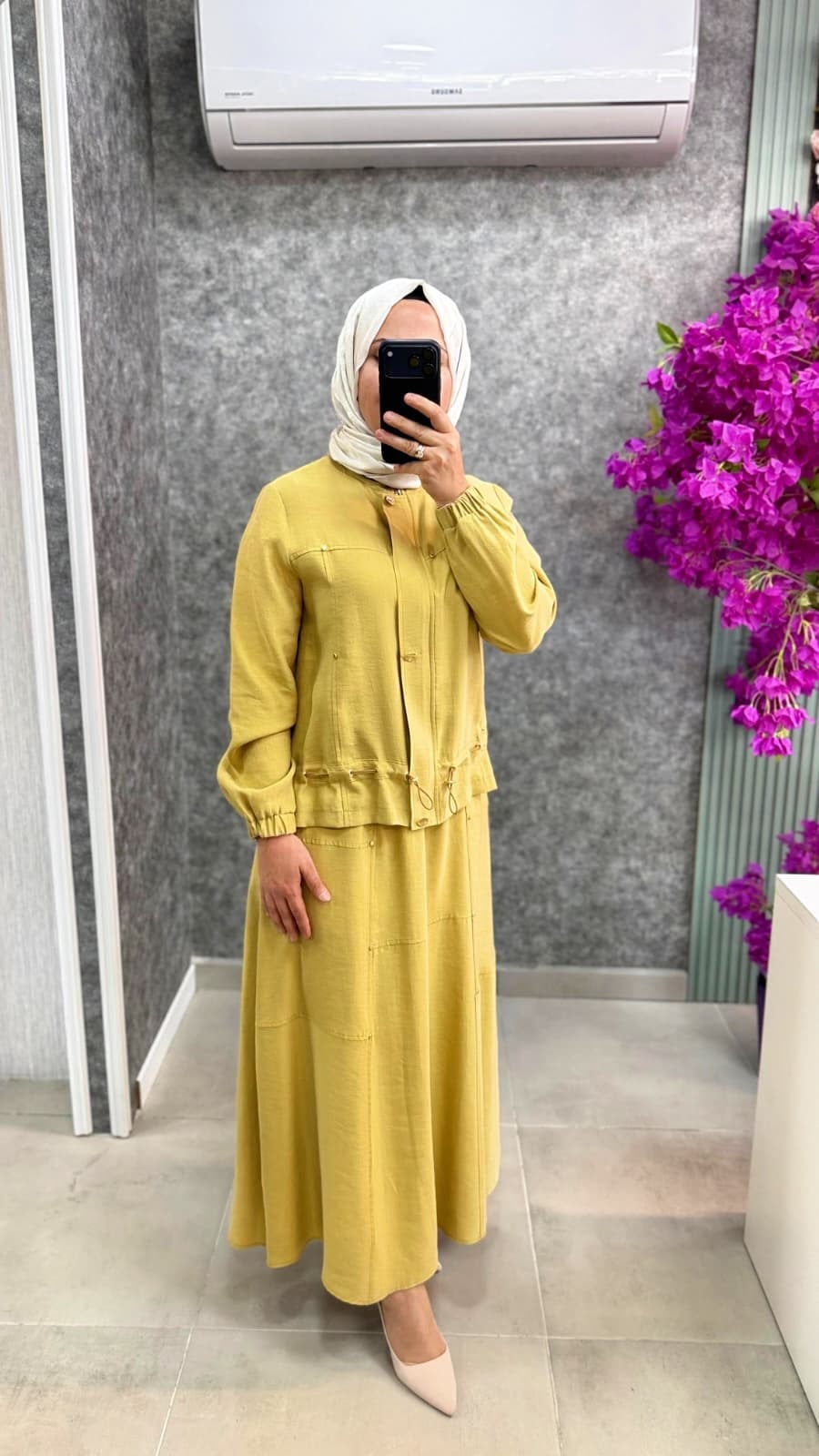 3157 PUREVA TENCEL ETEK CEKET TAKIM