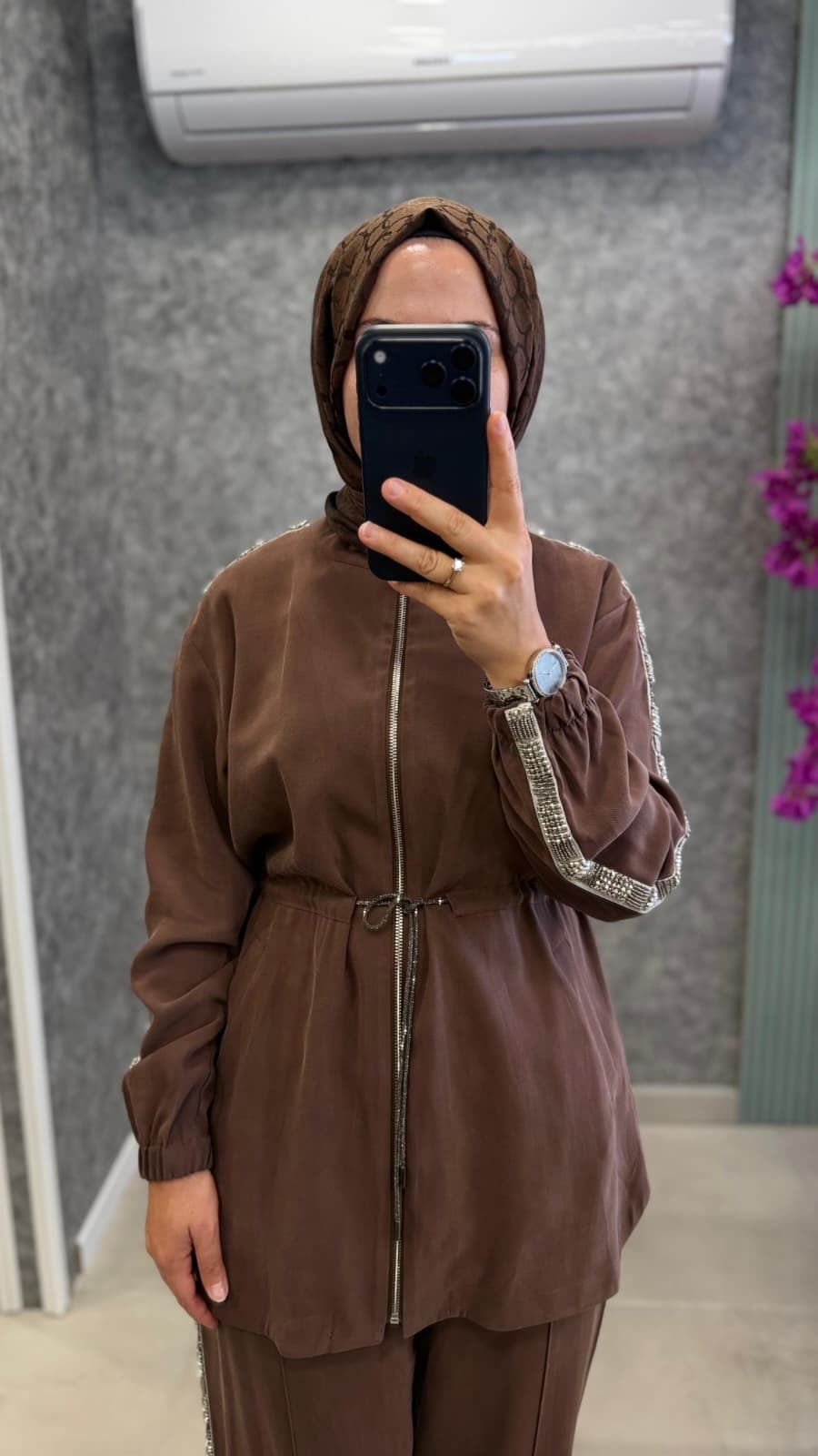 Payet Detaylı Pantolon Takım