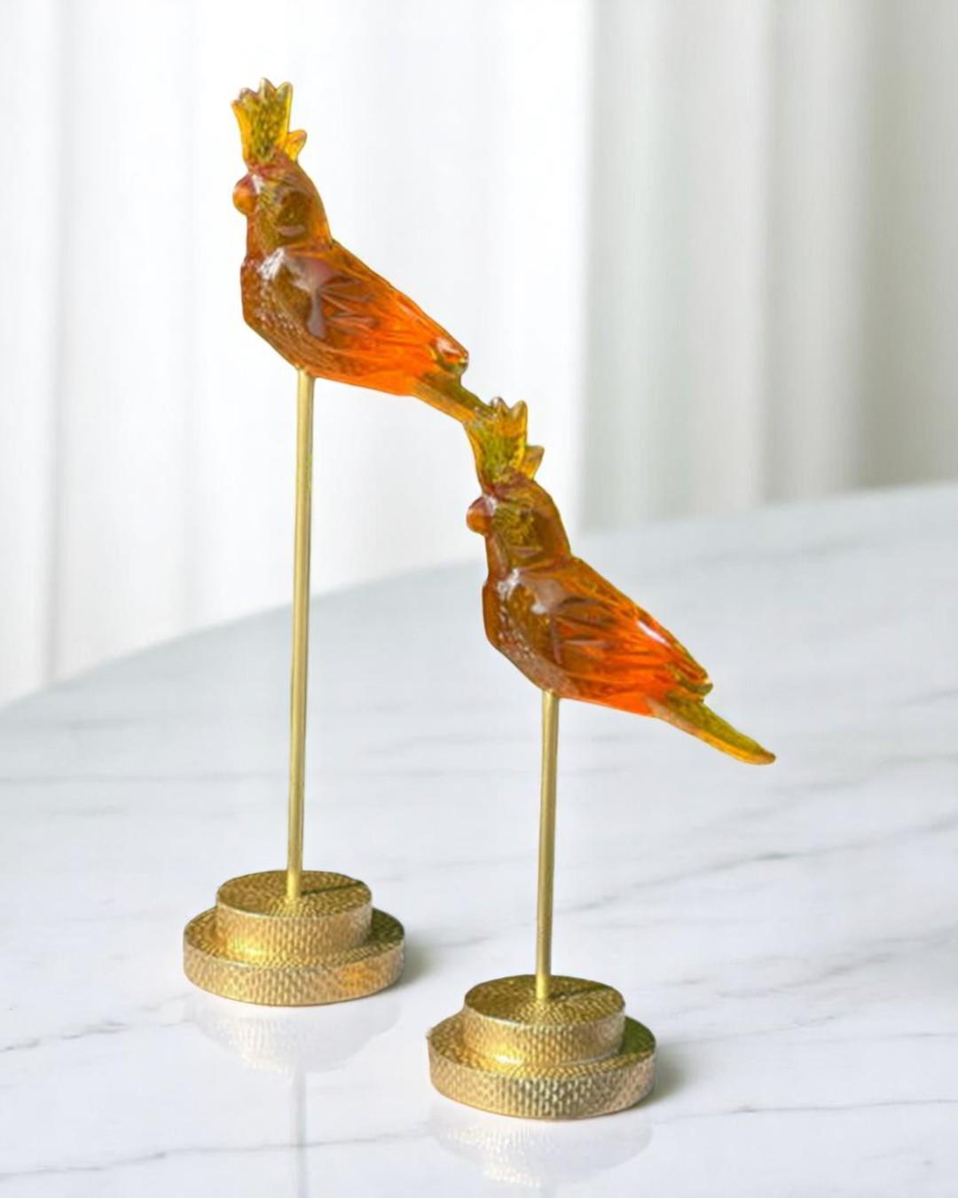 Reçine Kuş Obje Su Amber