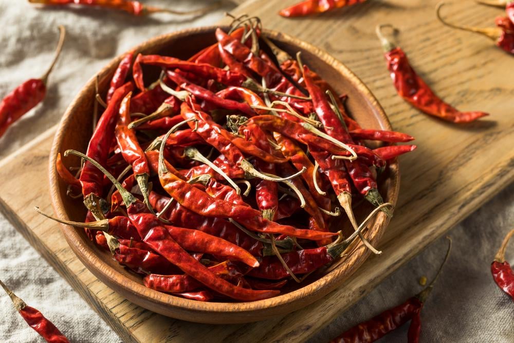  Kuru Hint Biberi (1 Bağ) – Cesur ve Baharatlı Tat