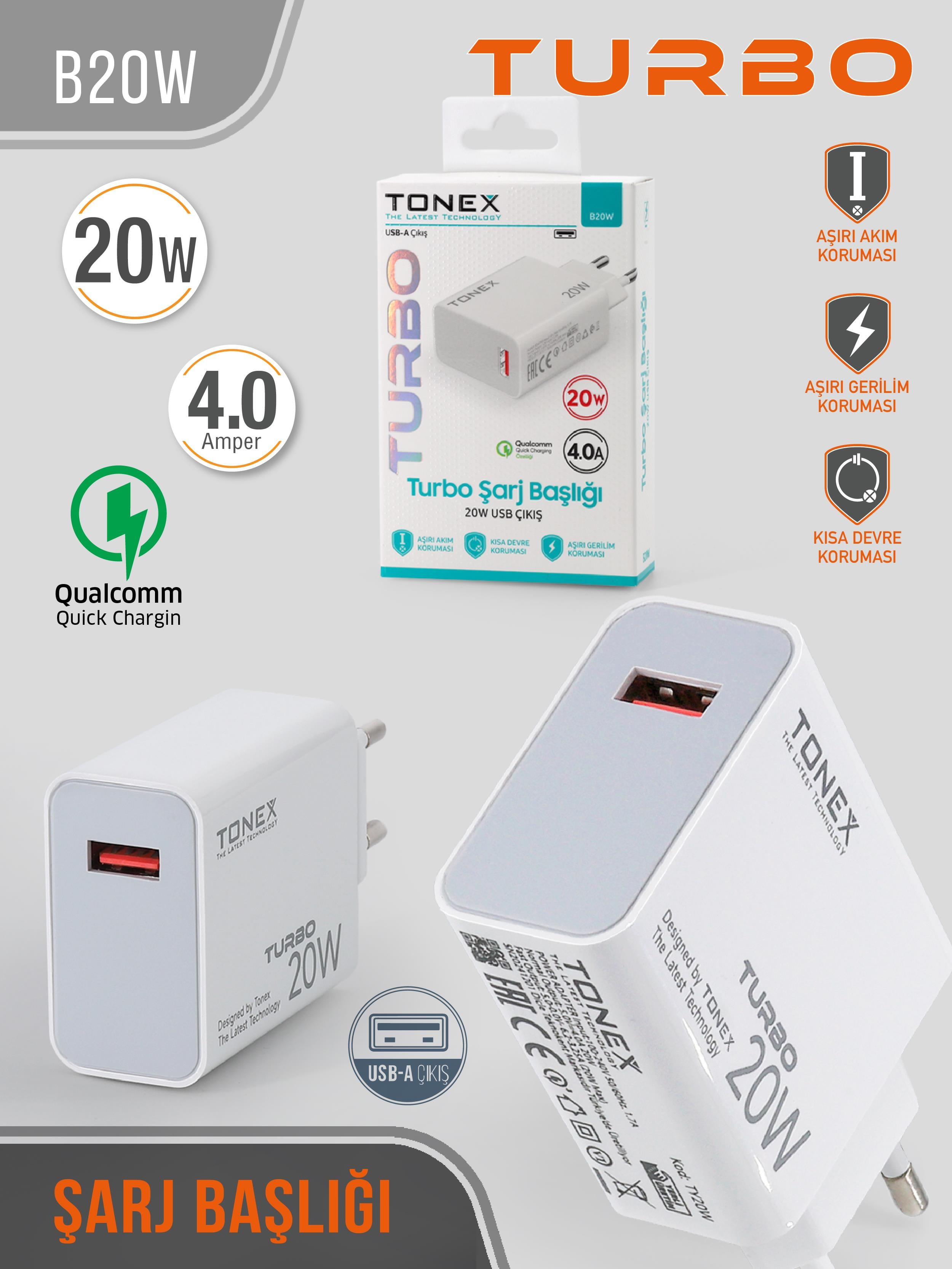 20 W Turbo Şarj Başlığı