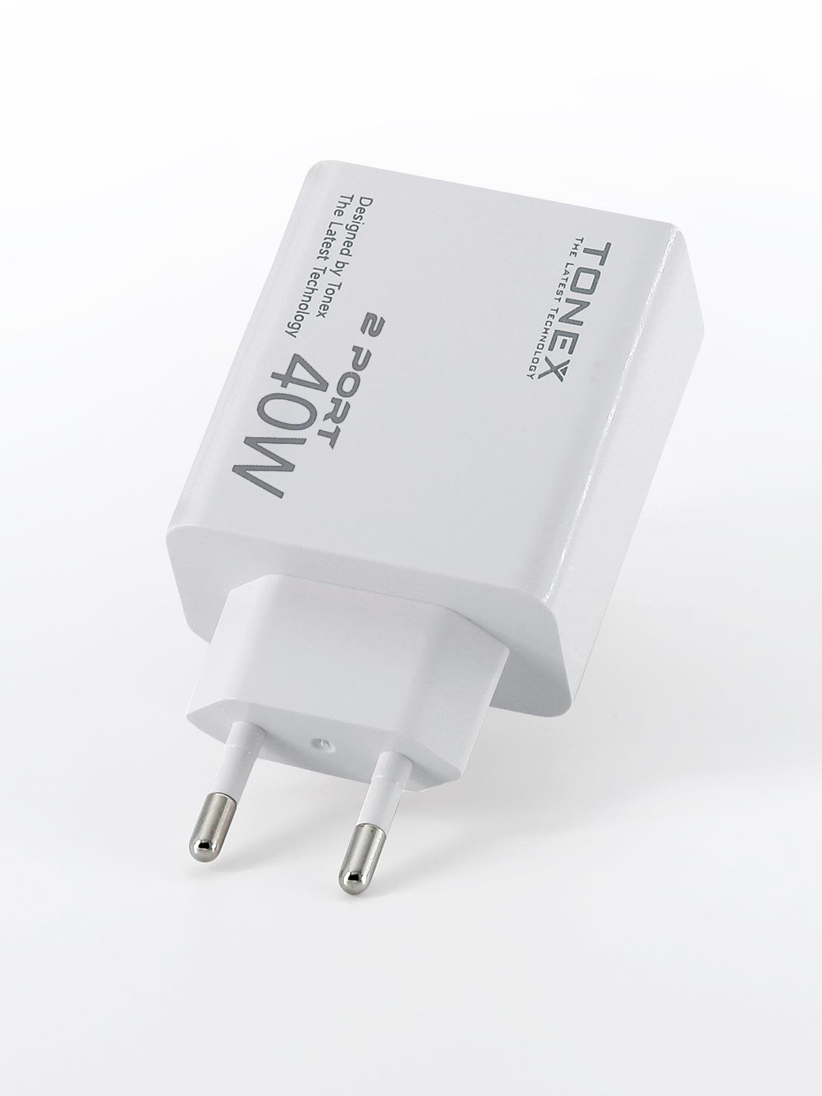 40W TYP-C Çift Çıkışlı Şarj Aleti
