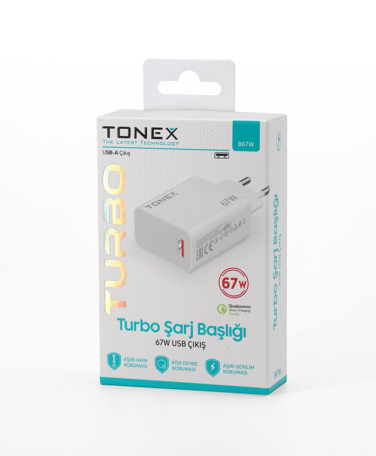 67 W Max Turbo Şarj Başlığı