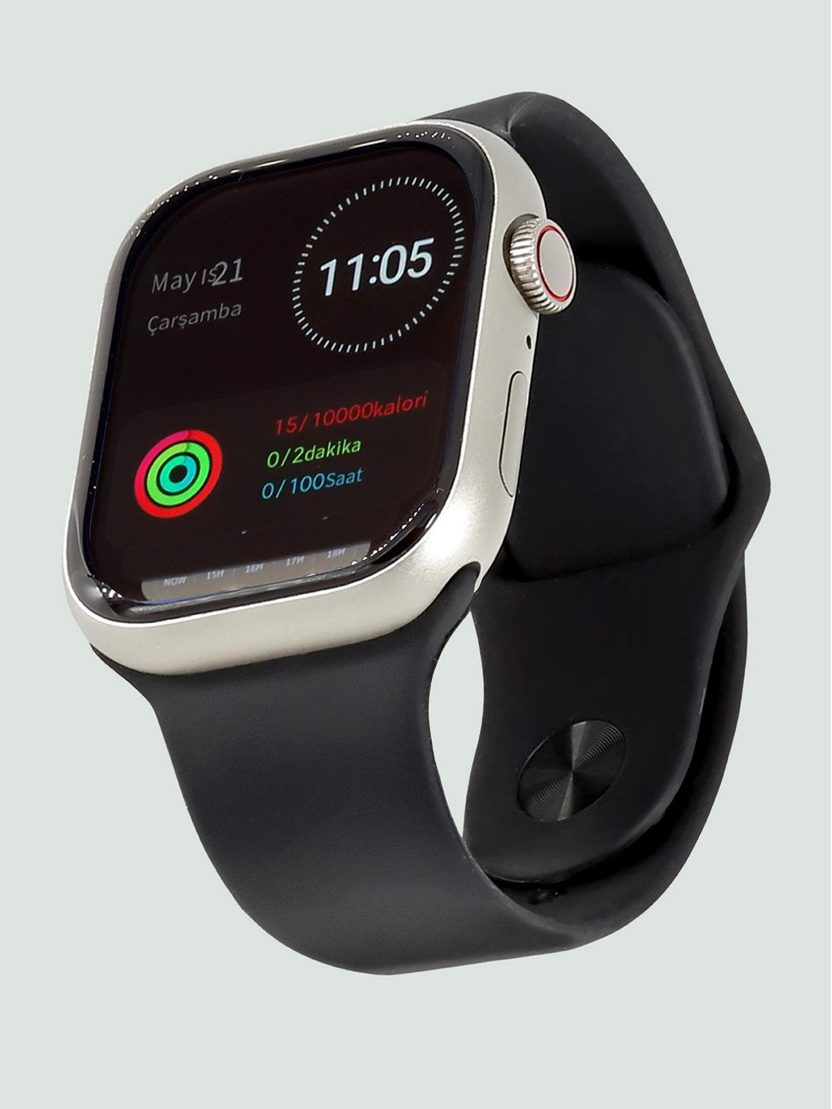 Tonex Çift Kordonlu  A Kalite Amoled Watch Ultra Akıllı Saat