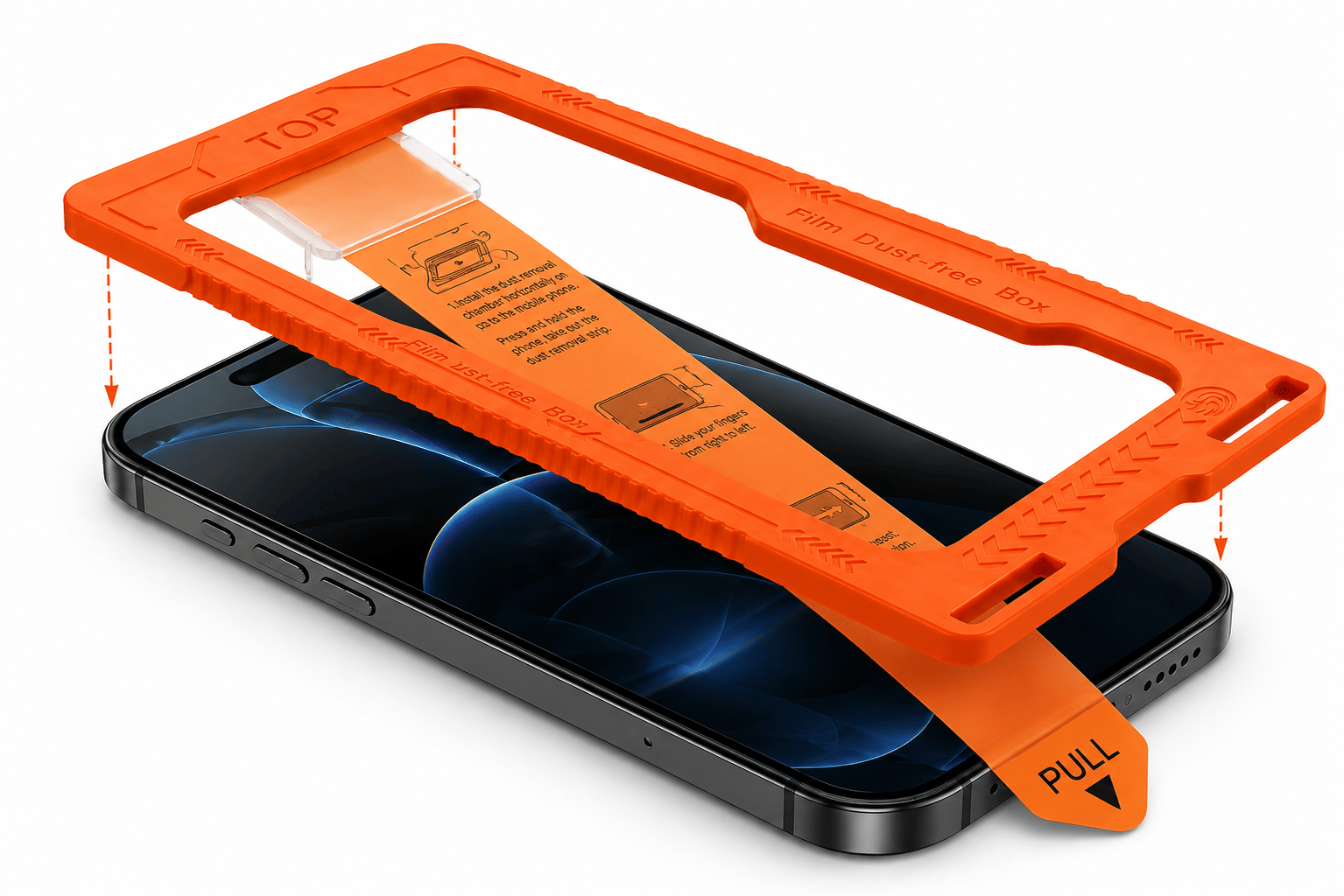 TonexPRO Iphone 15  PRO Premium Tak Yapıştır Hayalet Ekran Koruyucu