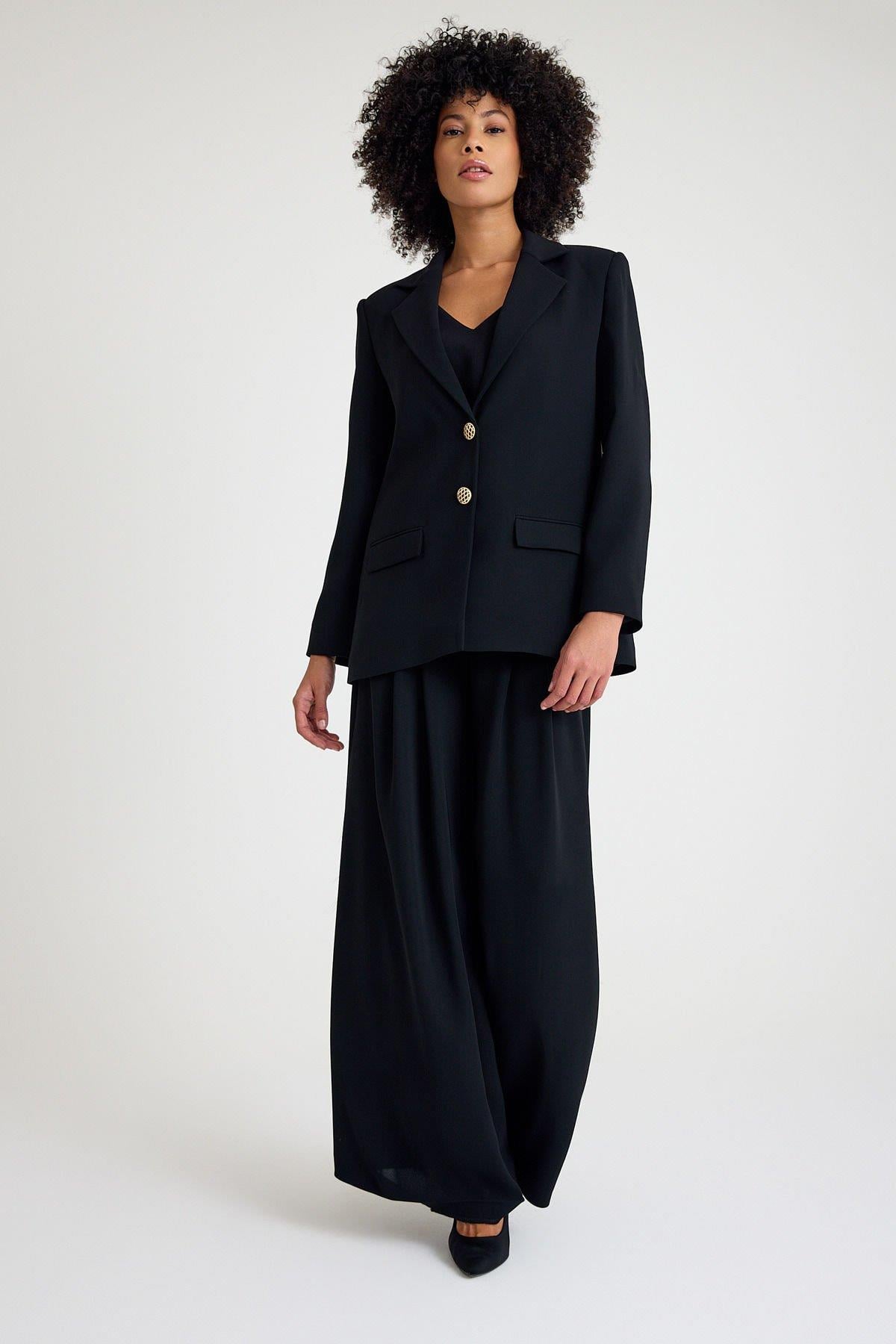 Siyah Oversize Ceket