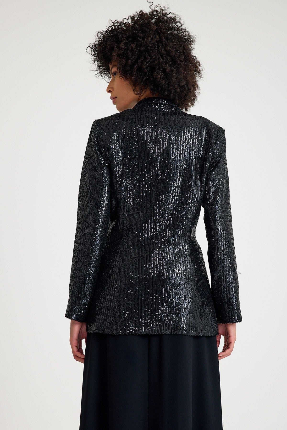 Siyah Payet Ceket