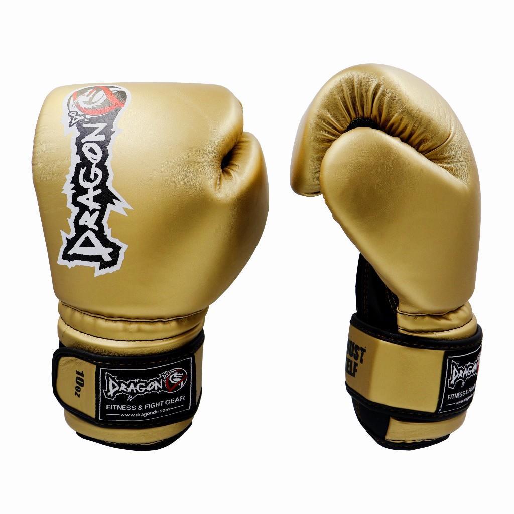 DragonDo 30095-P Attack-5 Boks Eldiveni Gold Muay Thai Kick Boks Eldiveni