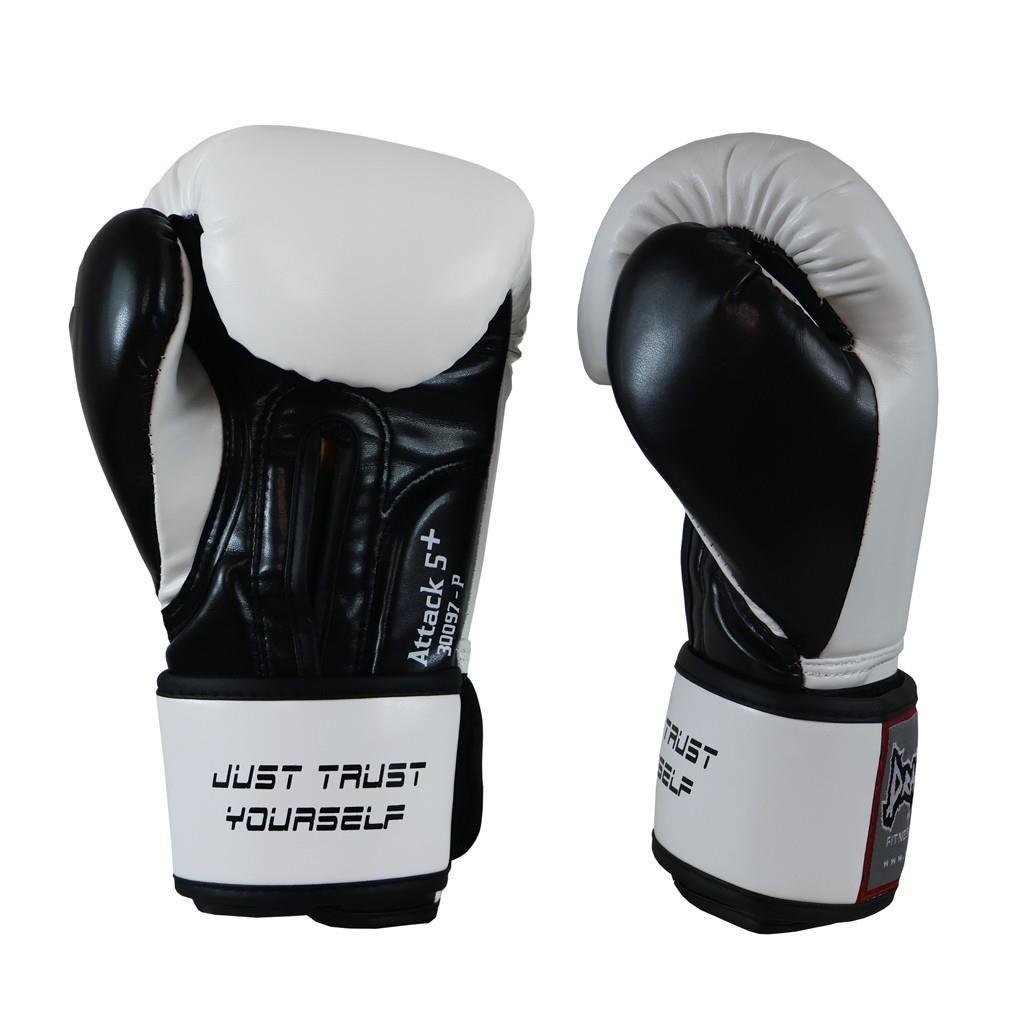 DragonDo 30097-P Attack-5 Plus Boks Eldiveni Beyaz Muay Thai Kick Boks Eldiveni