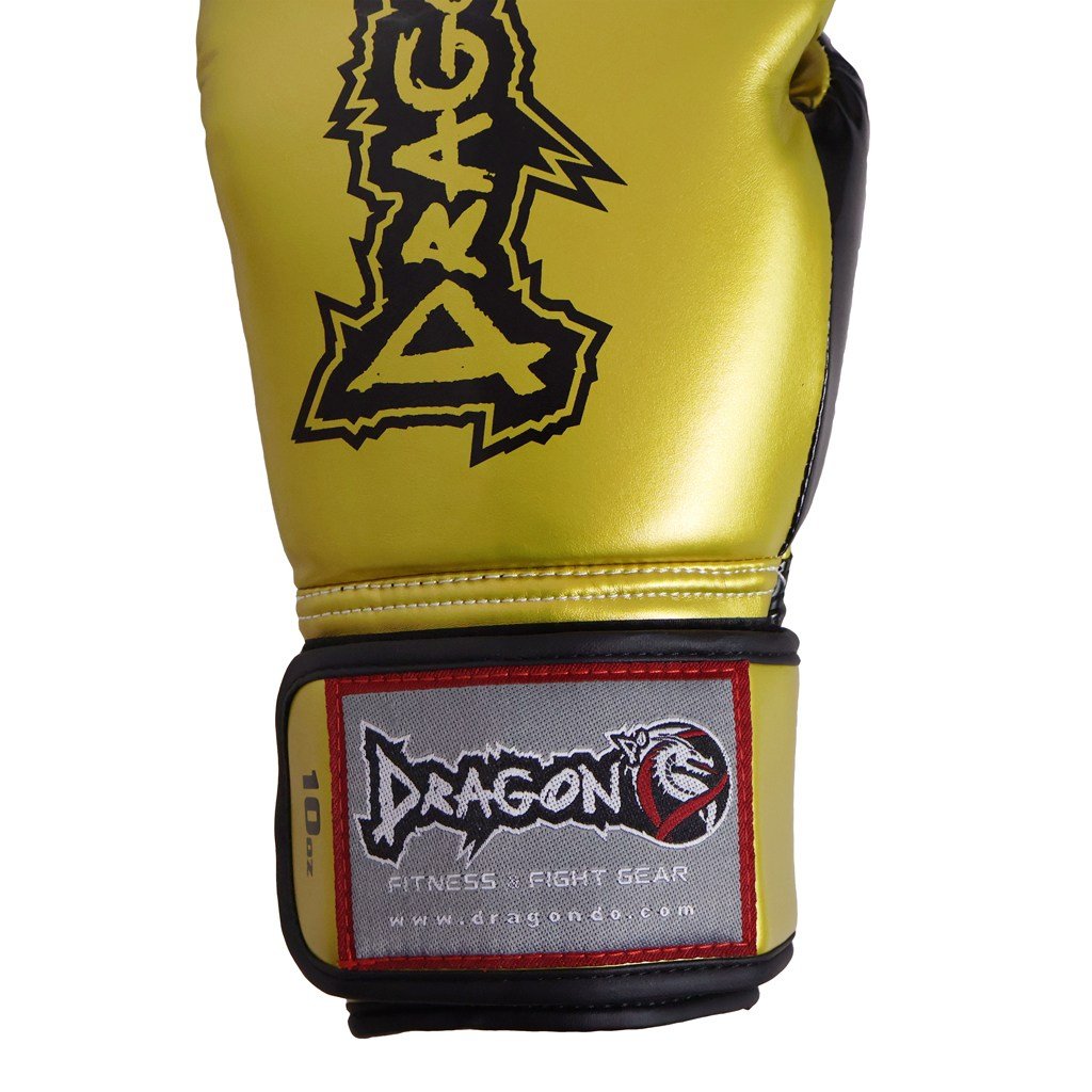 DragonDo 30097-P Attack-5 Plus Boxing Gloves Gold