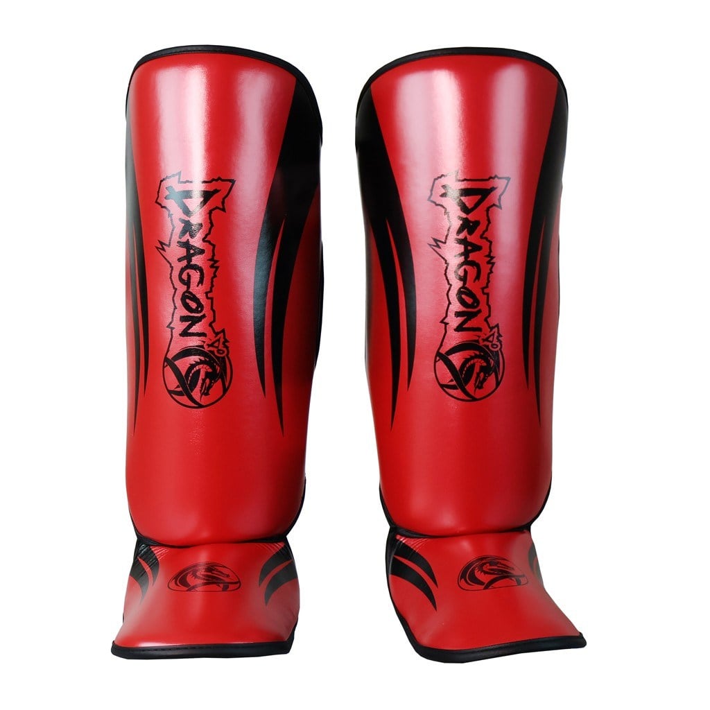 DragonDo 40716-P Shin Guard Red