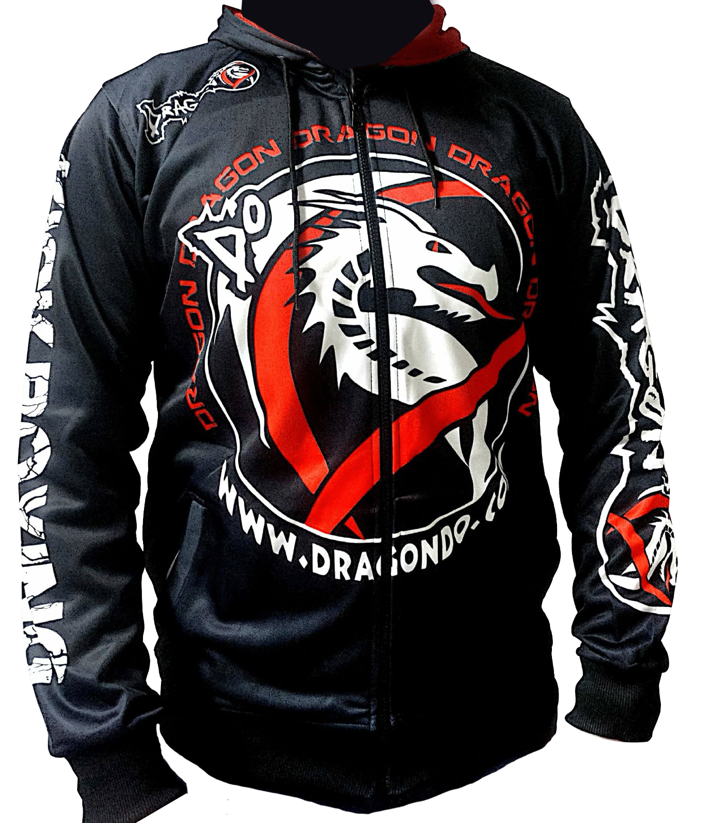 DragonDo 83580 Süblime Baskı Kick Boks Kapüşonlu Sweatsirt
