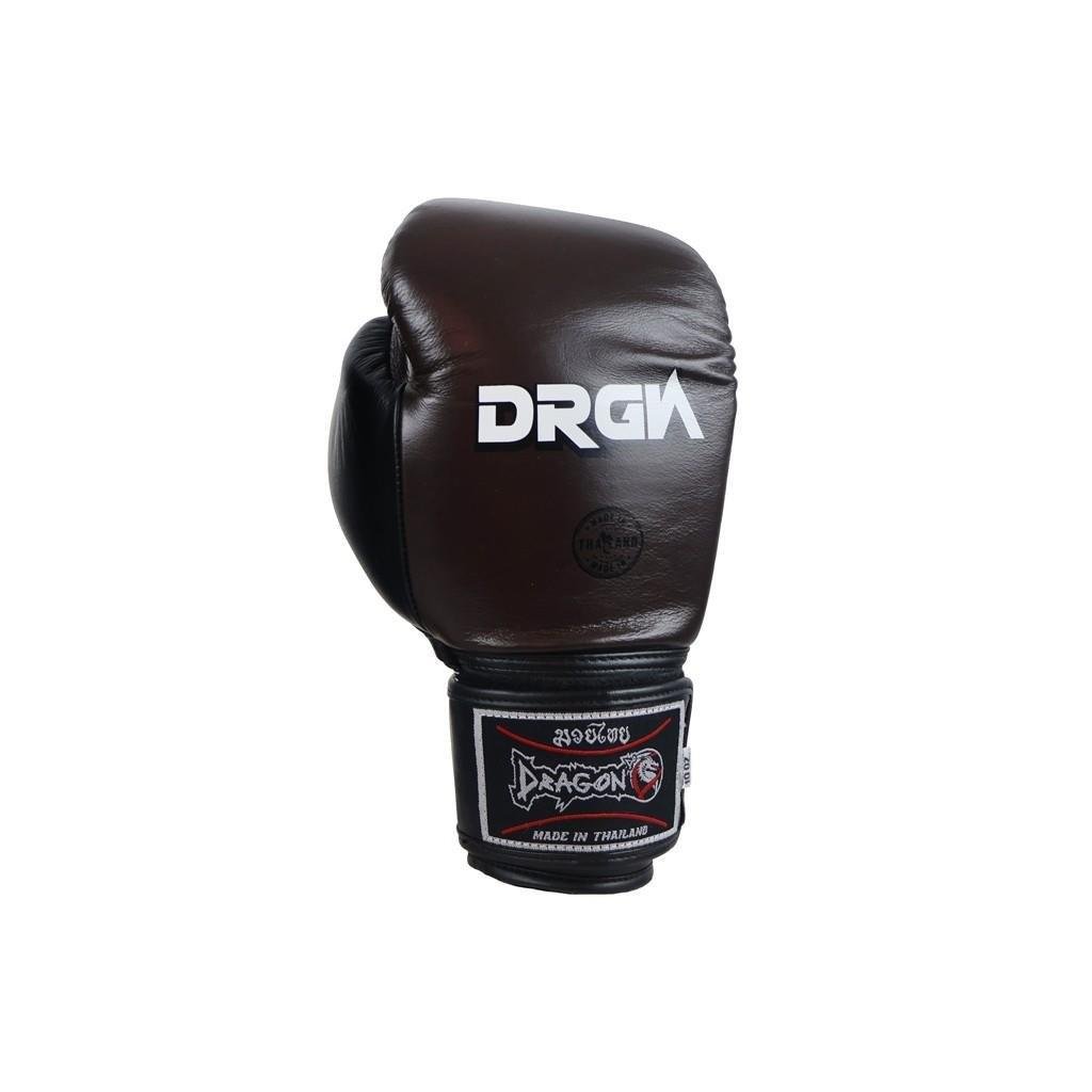 DragonDo DRGN-G4 Hakiki Deri Boks Eldiveni Muaythai Kick Boks Eldiveni Kahverengi