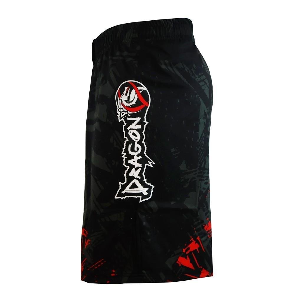 DragonDo M01 Red Maze MMA Şortu Antrenman Şortu