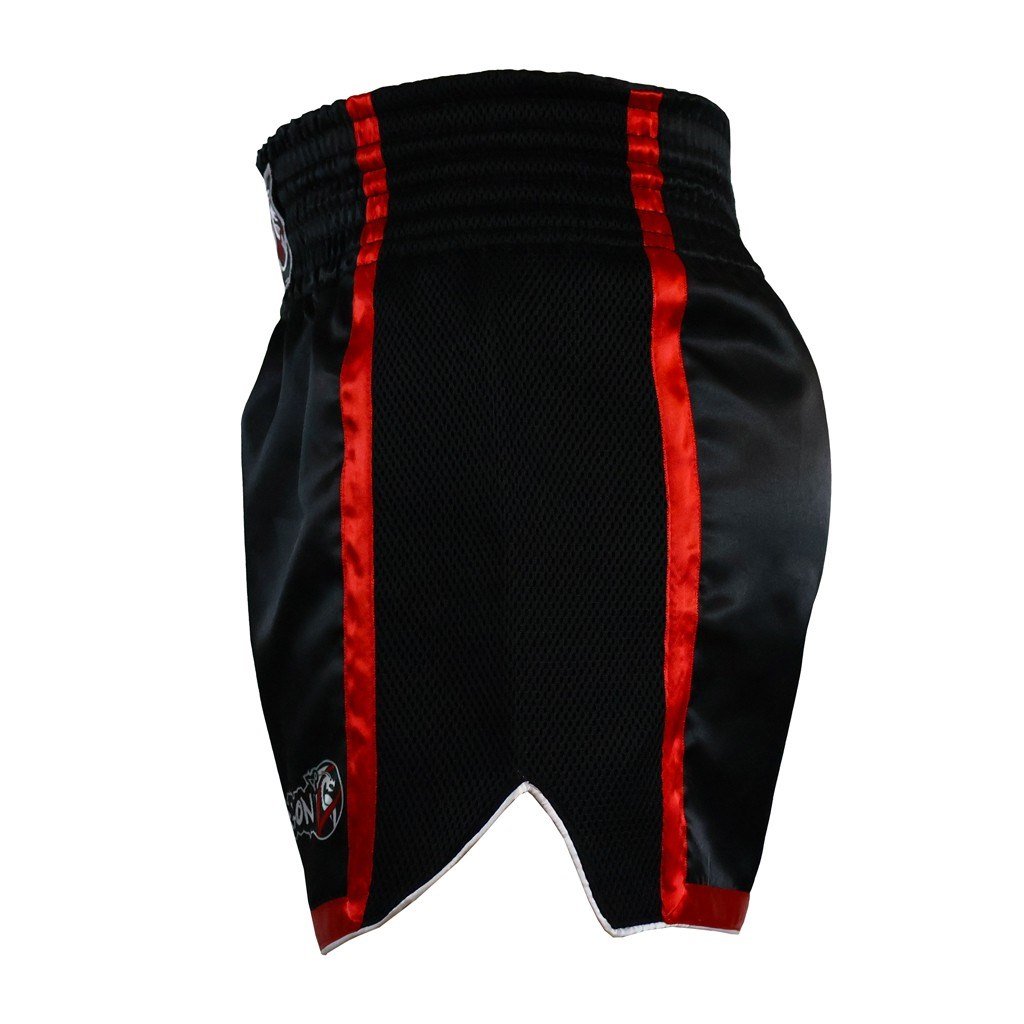 DragonDo MT3092 Black Muay Thai Shorts 