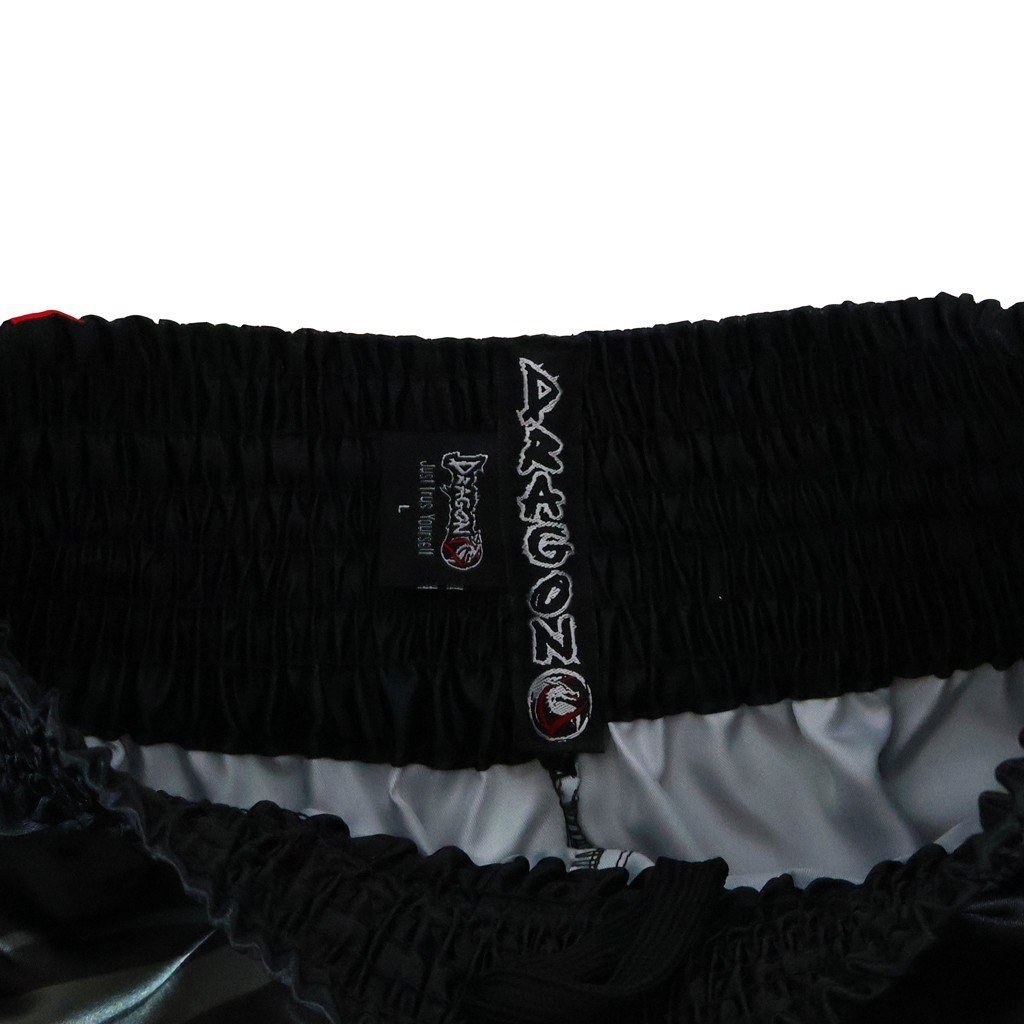 DragonDo MT3092 Black Muay Thai Shorts 