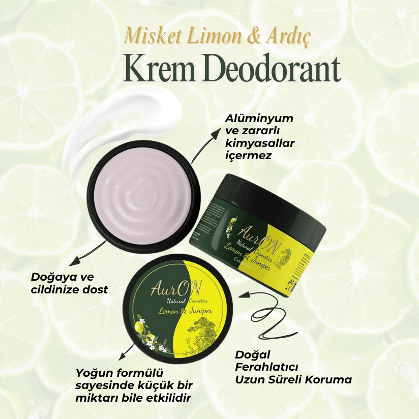 Limon & Ardıç Krem Deodorant
