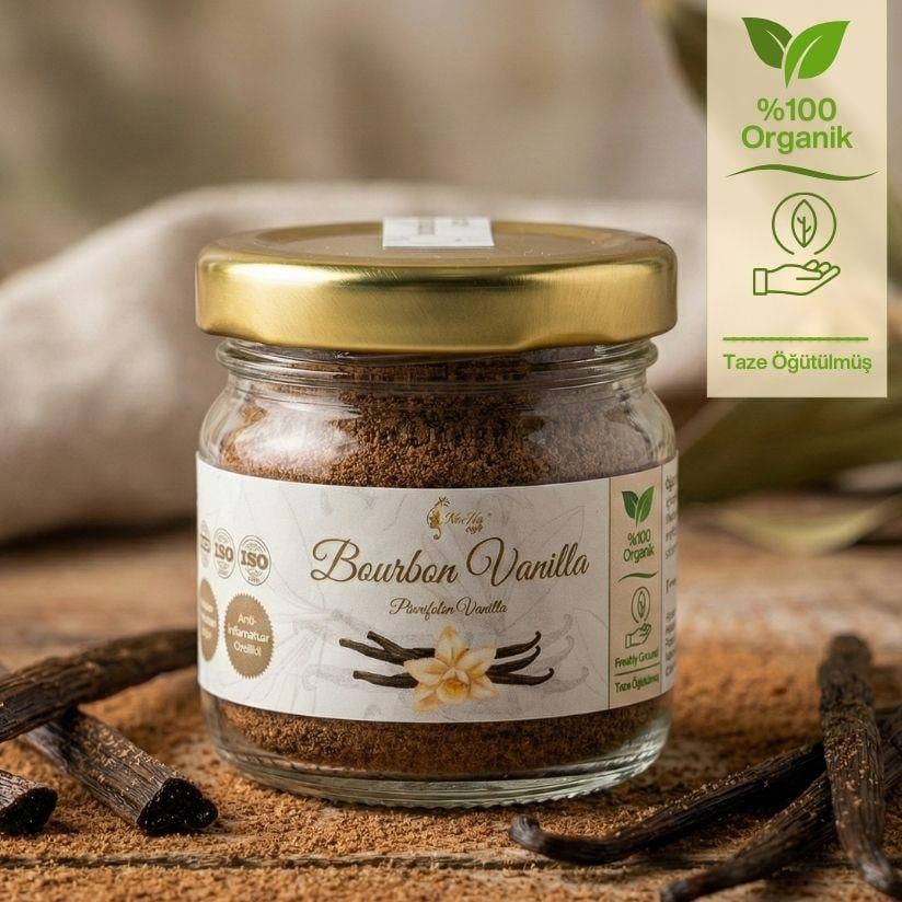 Öğütülmüş Bourbon Vanilya Tozu