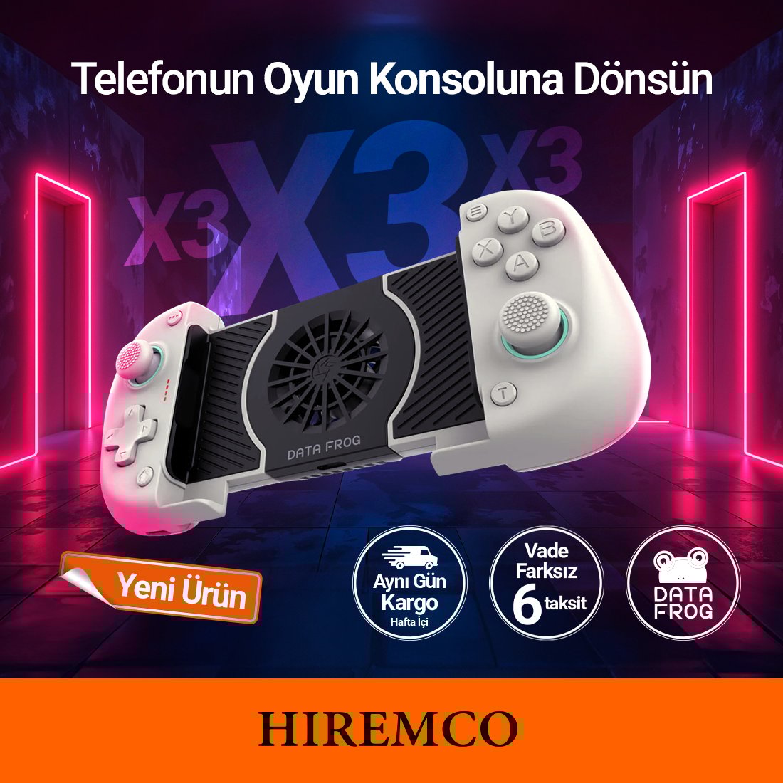 Data Frog X3 Kablosuz Gamepad