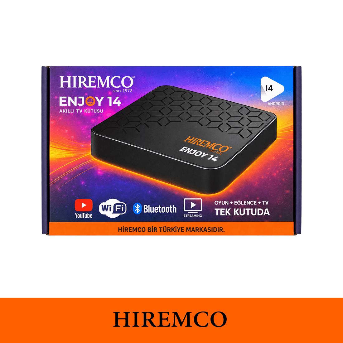 Hiremco Enjoy 14 Android TV Box & Gaming