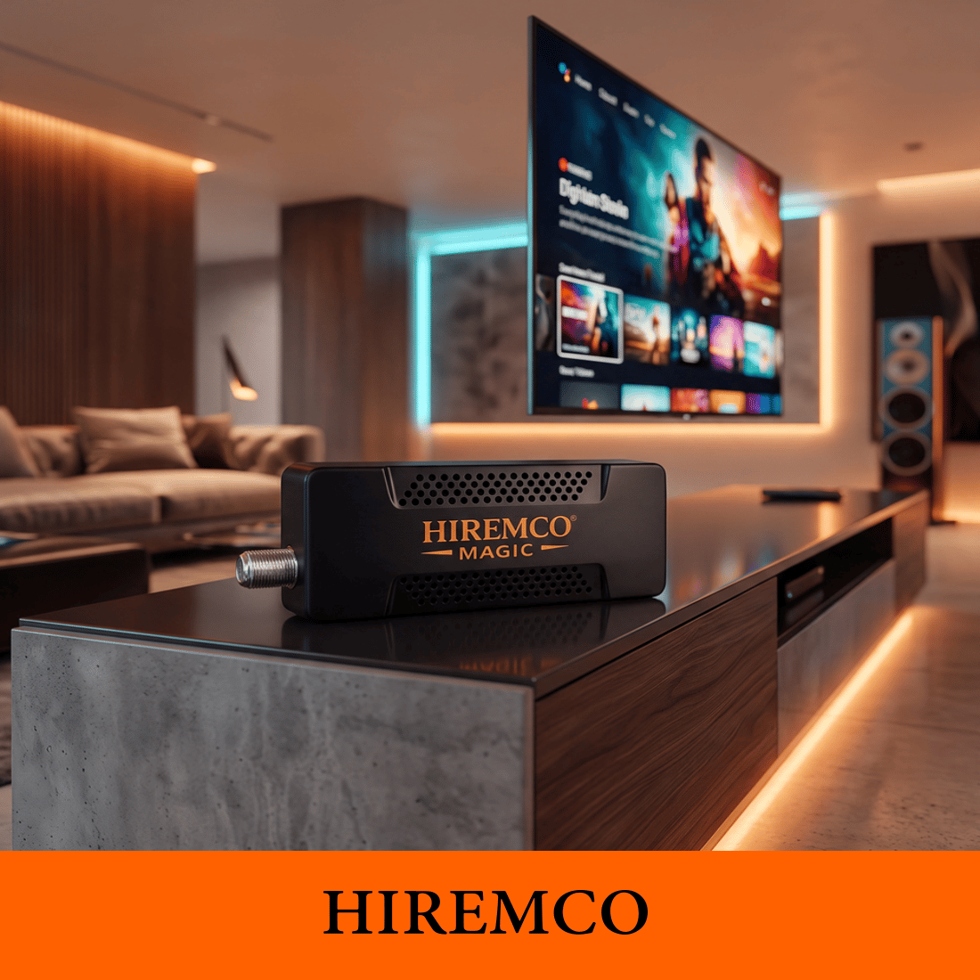 Hiremco Enjoy 14 + Magic USB-A Kurulu Uydu Seti 4K Android TV Box