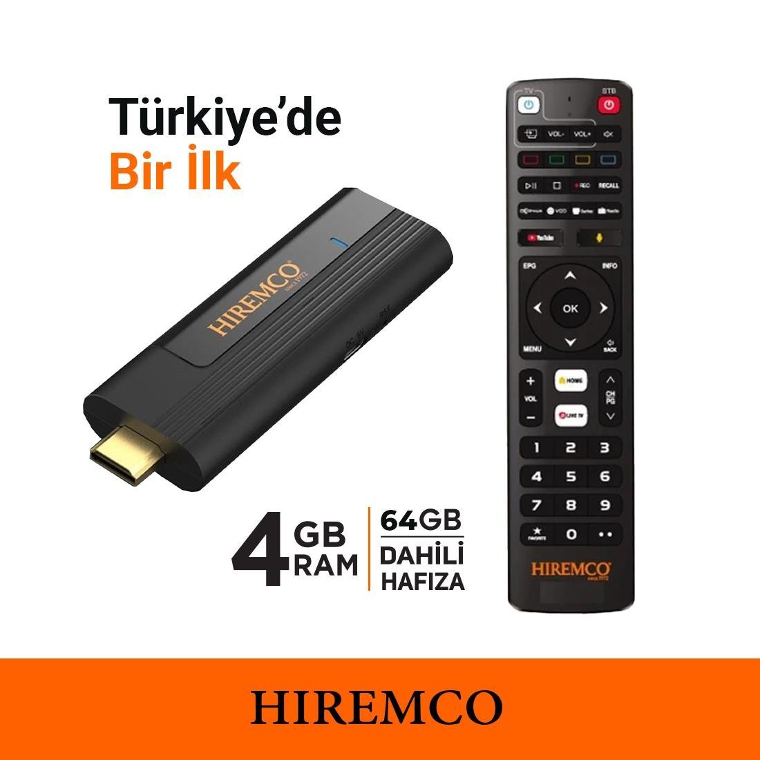 Hiremco EVO Mini 4K Android Stick