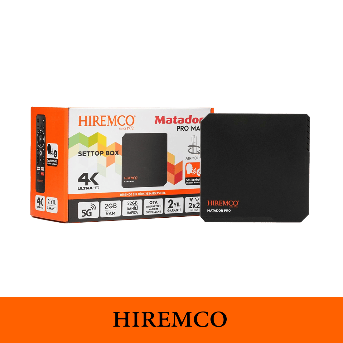 Hiremco Matador Pro Max 2-32 GB Android Box