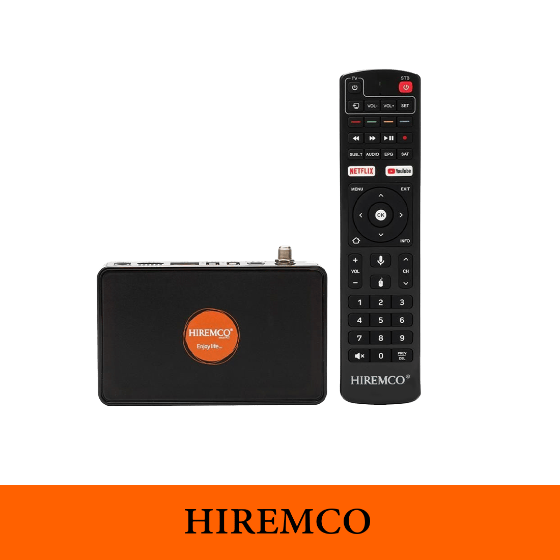 Hiremco Matrix Pro 4K UHD Android 10 Uydu Alıcısı