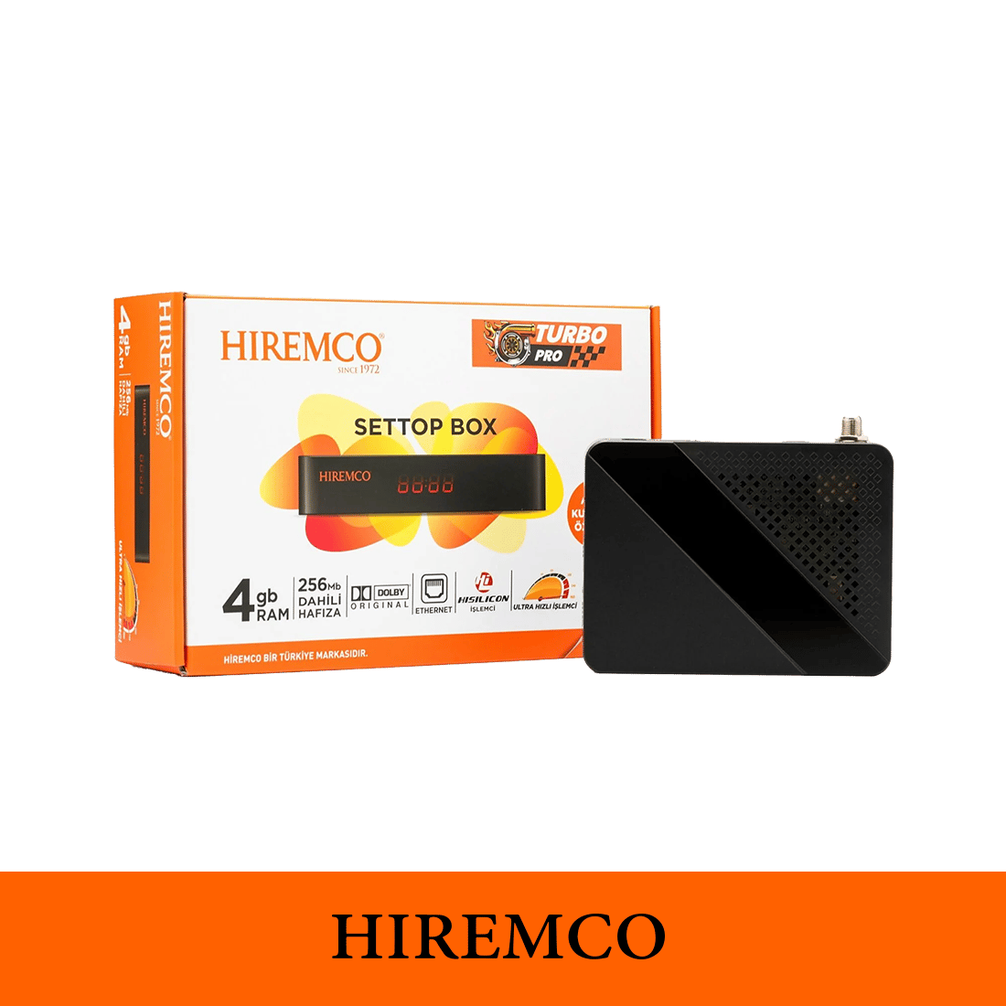 Hiremco Turbo PRO Linux Uydu Alıcısı