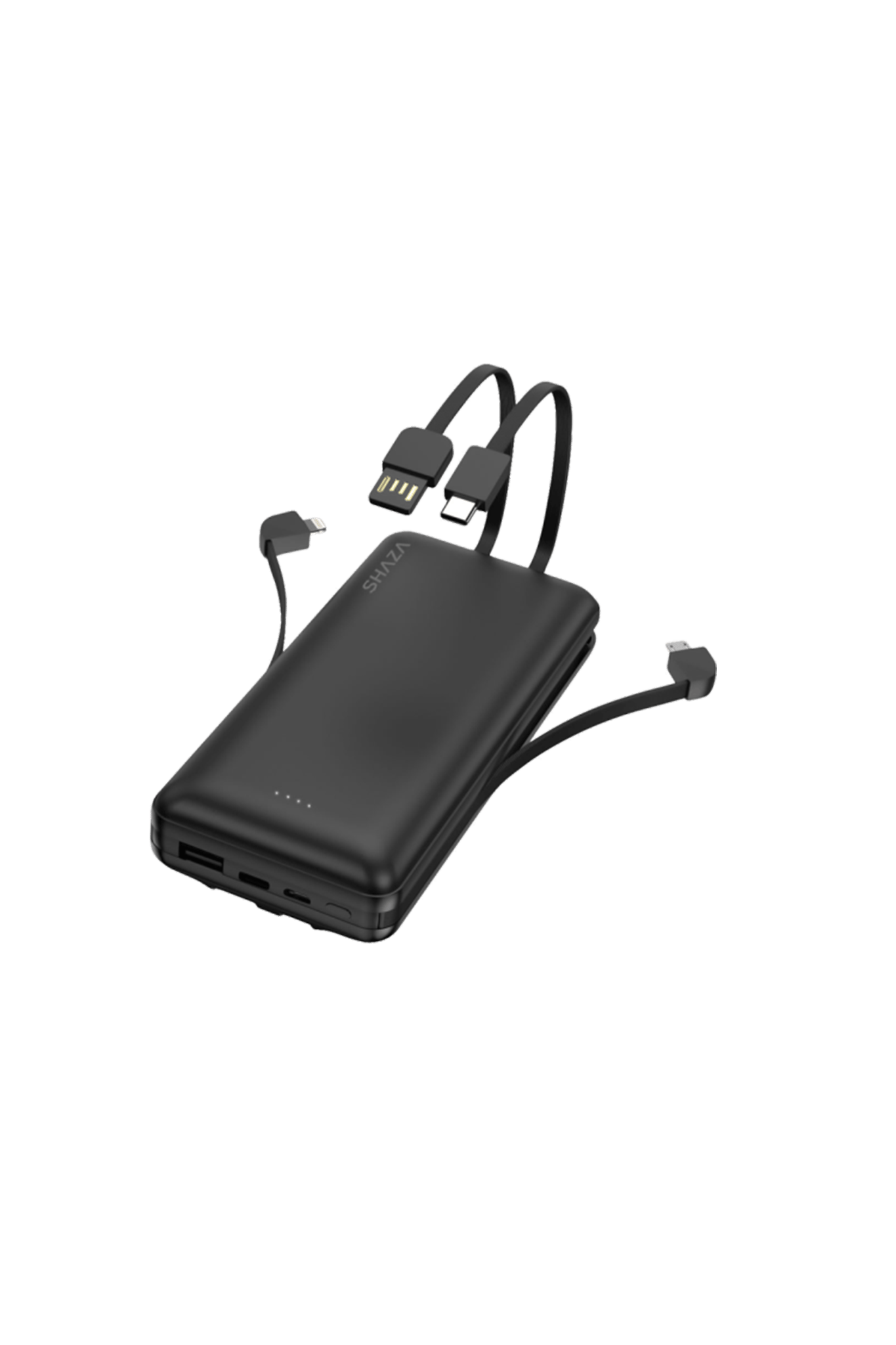 Shaza 10.000 mAh 4in1 Smart Chip Powerbank Siyah SG1001/BK