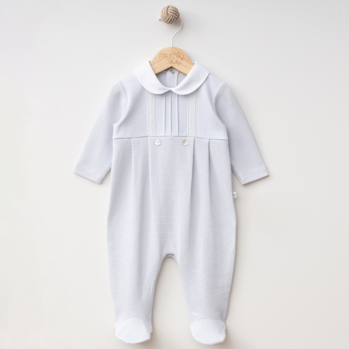 Kopanakili Bebe Yakalı  Erkek Bebek Tulum