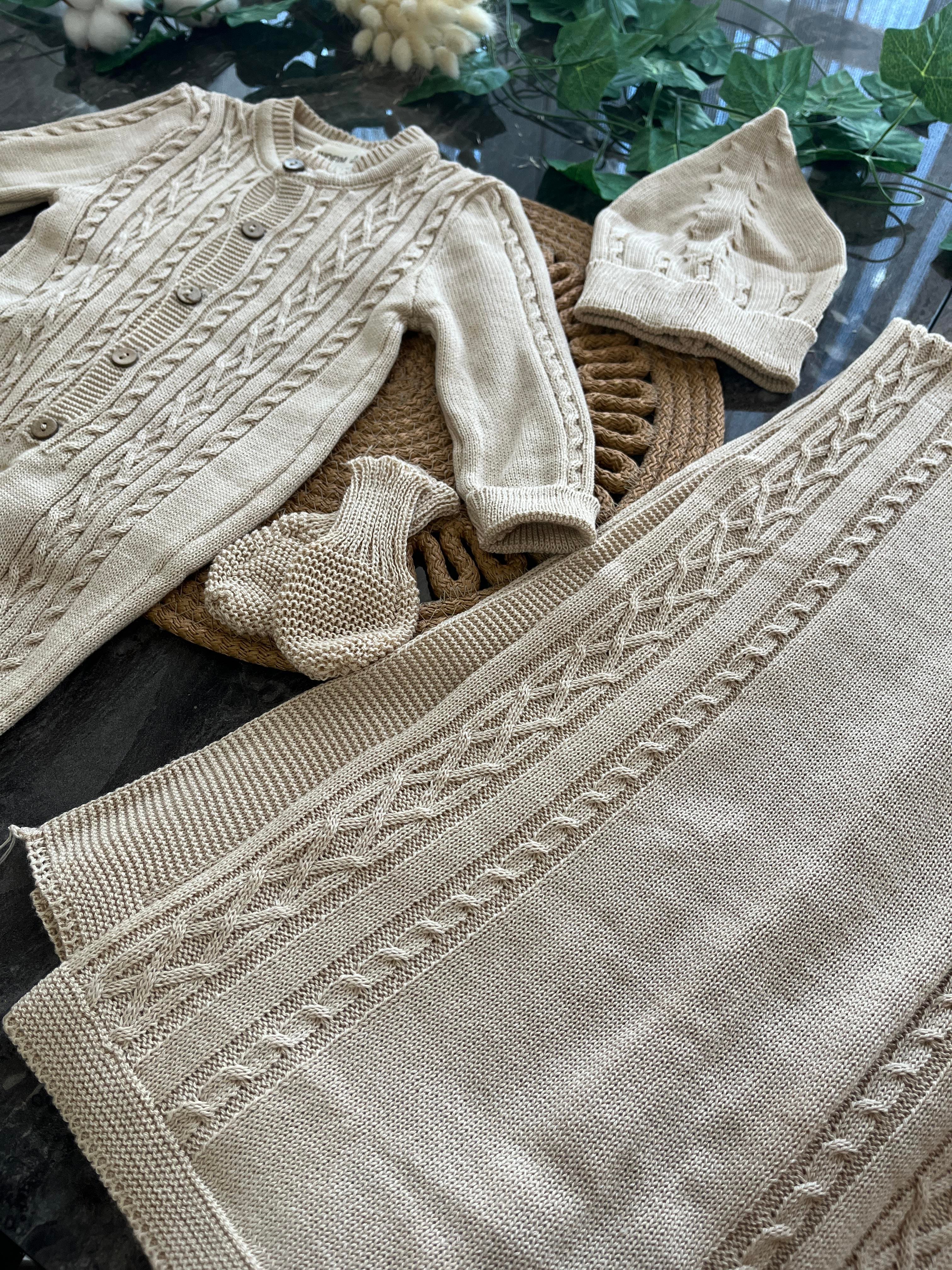 Örgü Desenli Unisex Model 5'li Set
