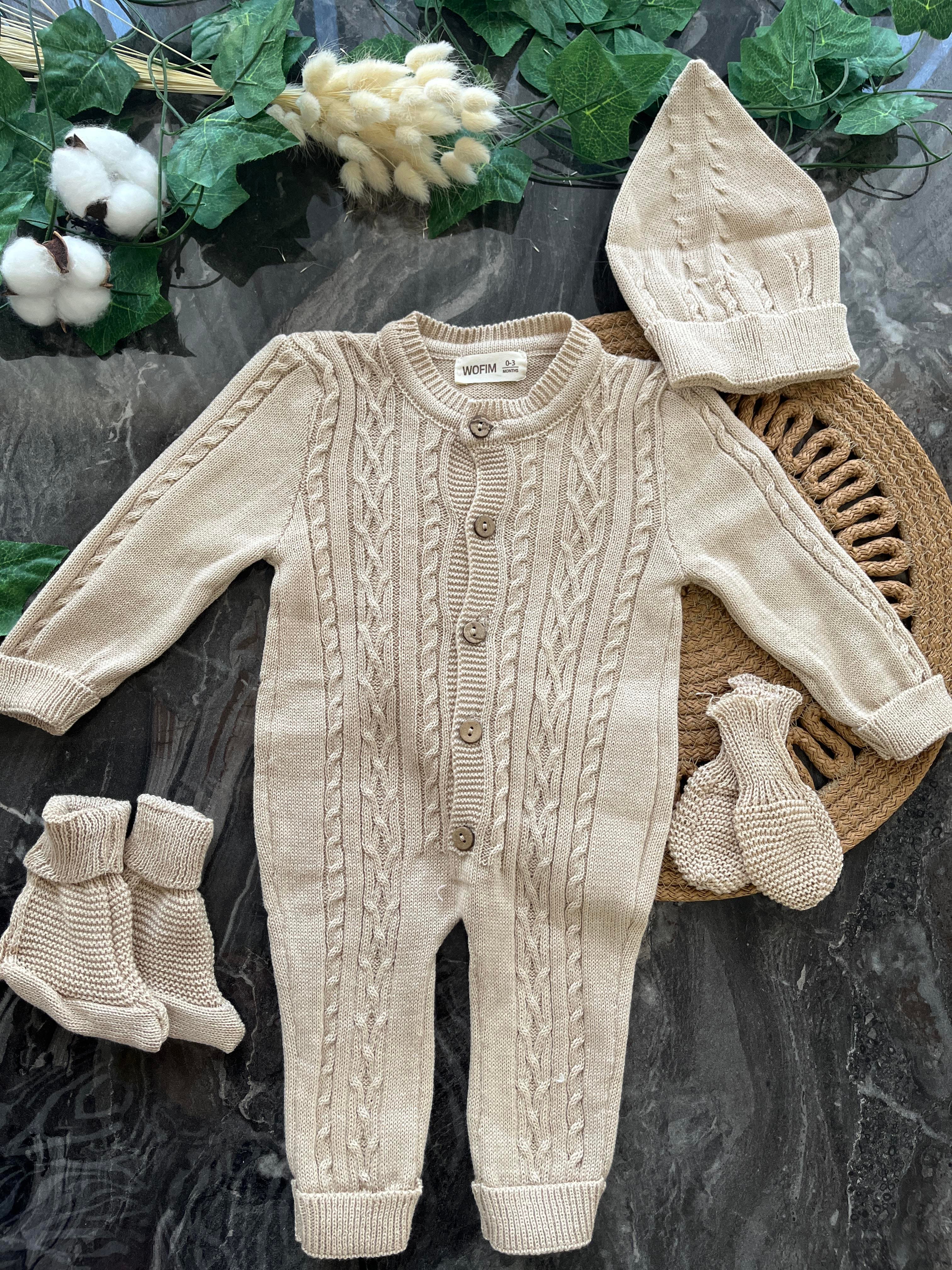 Örgü Desenli Unisex Model 5'li Set